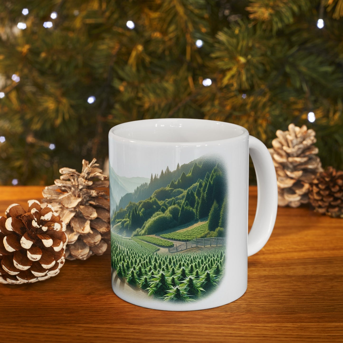 CABIN & WEED FIELD - Coffee Weed Mug (11oz)
