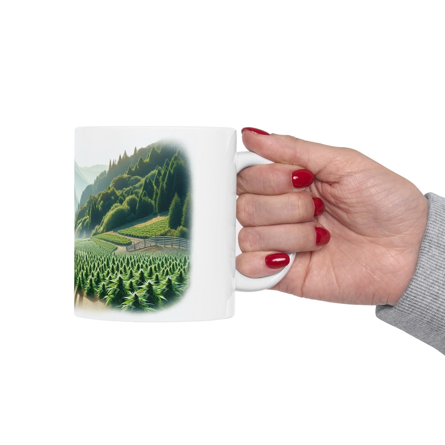 CABIN & WEED FIELD - Coffee Weed Mug (11oz)