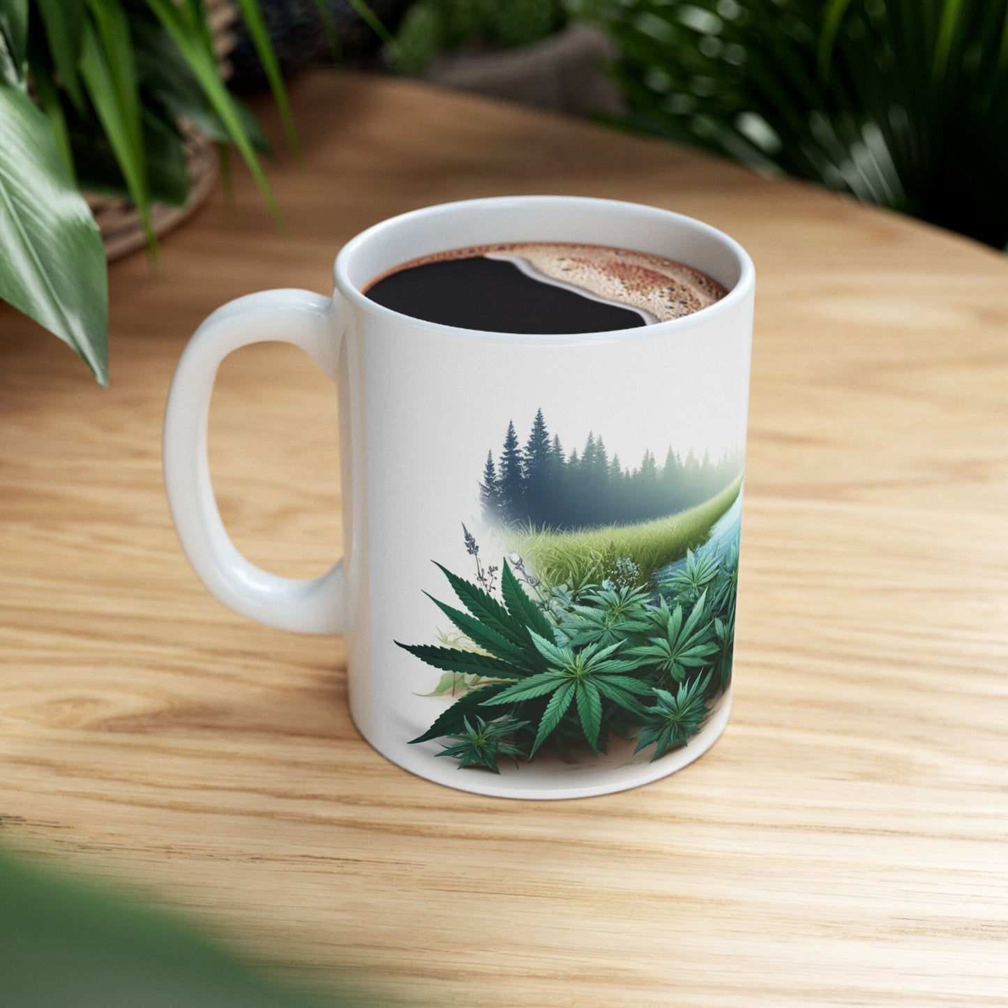 420 WEED RIVER - Coffee Weed Mug (11oz)