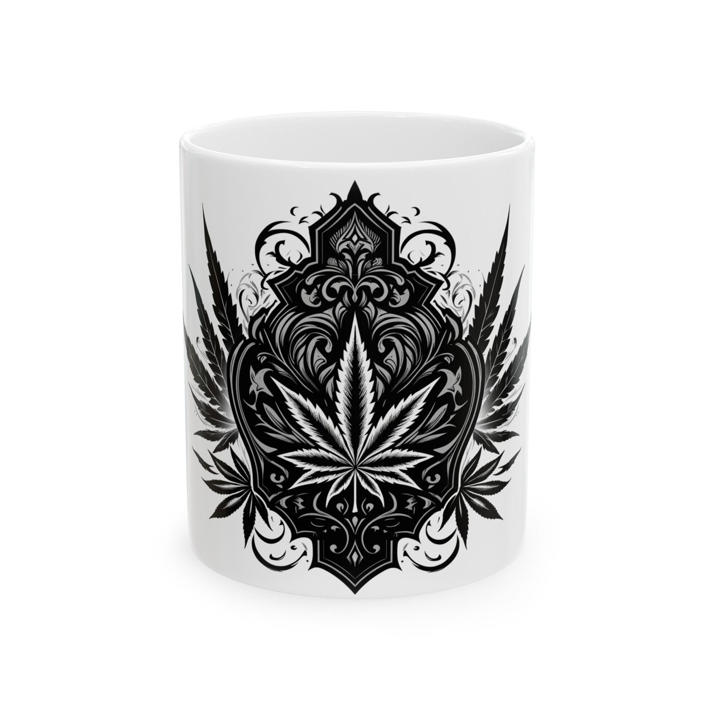 GOTHIC WEED LEAF - Coffee Weed Mug (11oz)