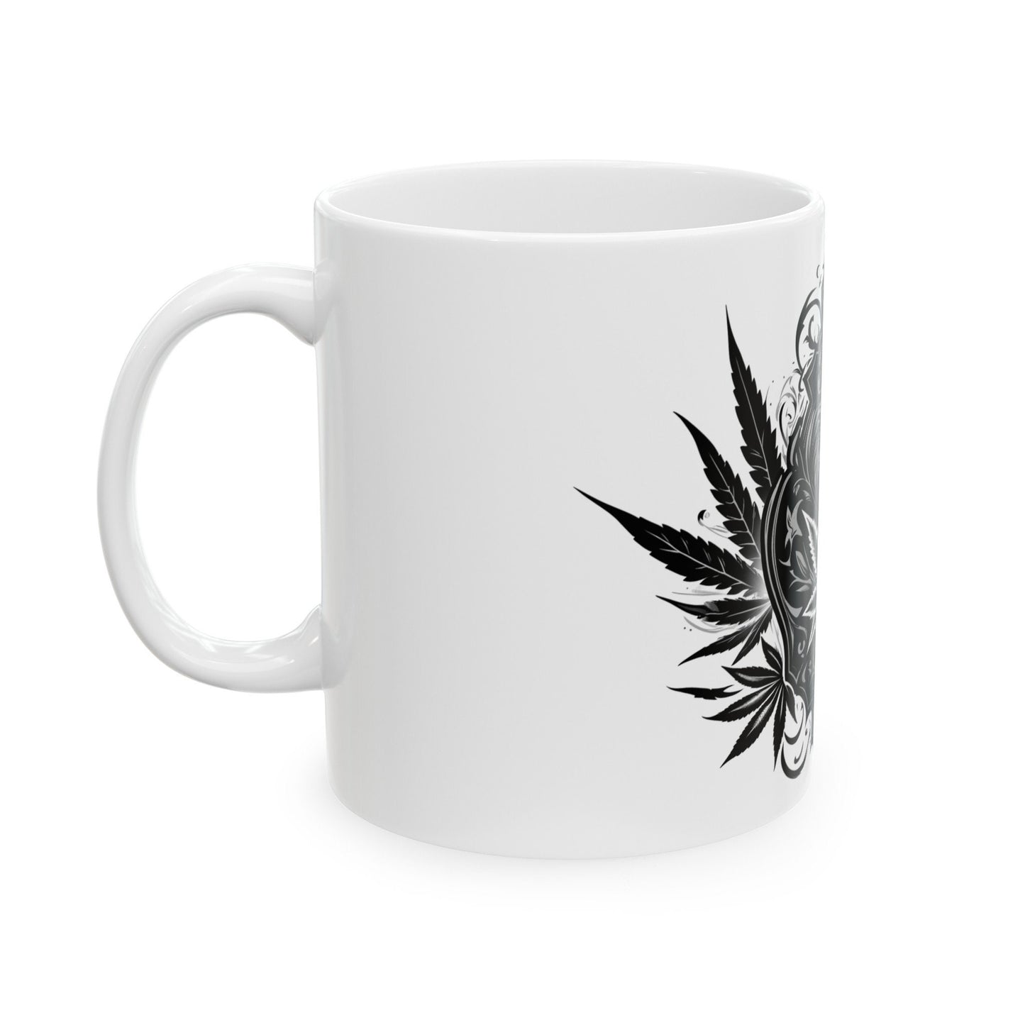 GOTHIC WEED LEAF - Coffee Weed Mug (11oz)