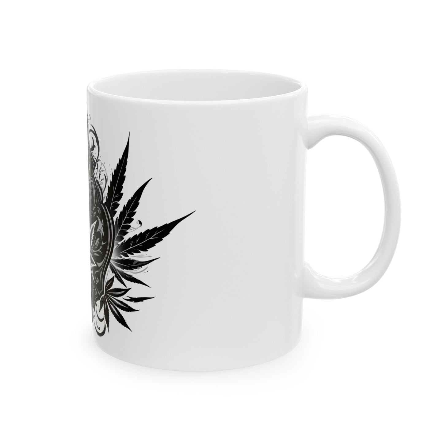 GOTHIC WEED LEAF - Coffee Weed Mug (11oz)