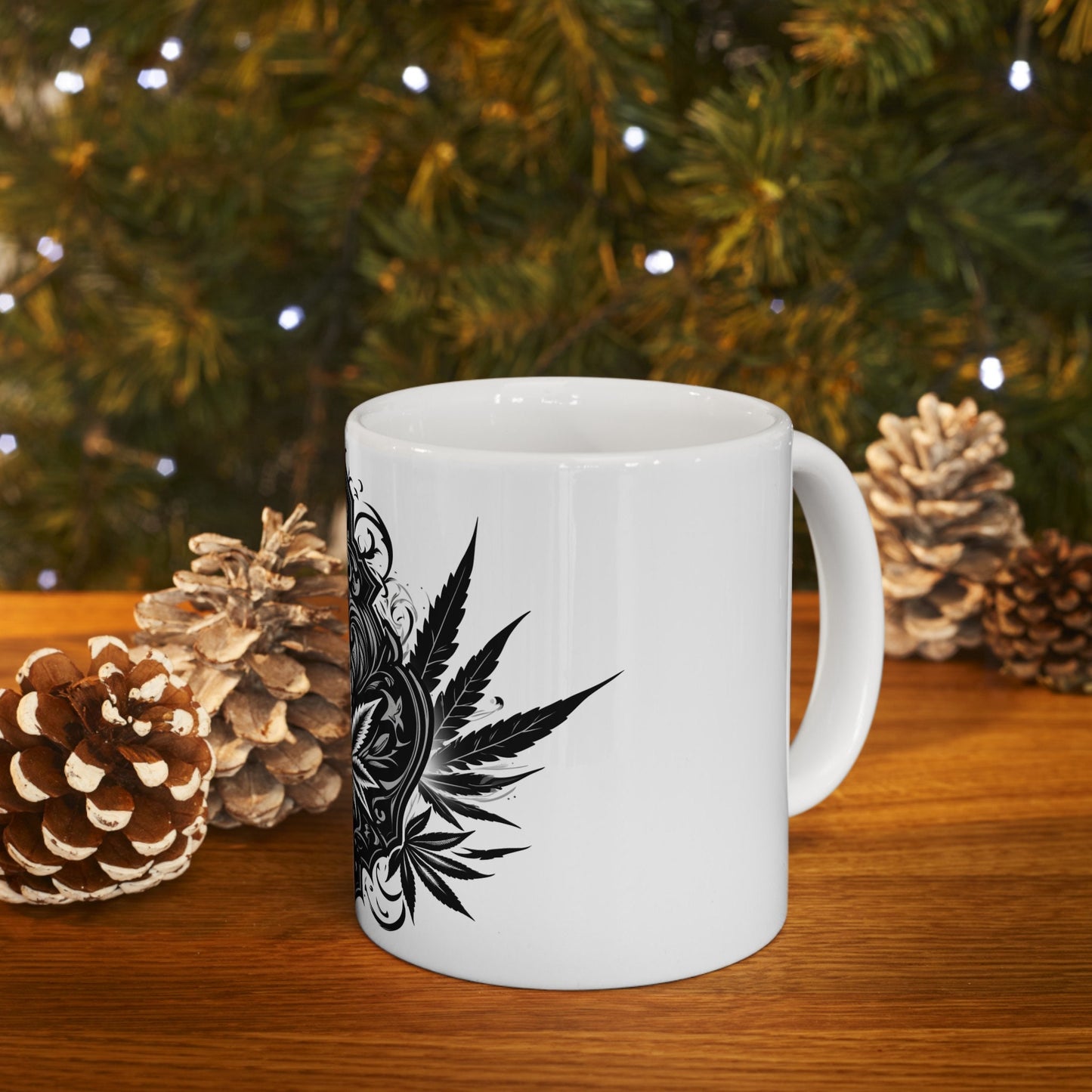 GOTHIC WEED LEAF - Coffee Weed Mug (11oz)