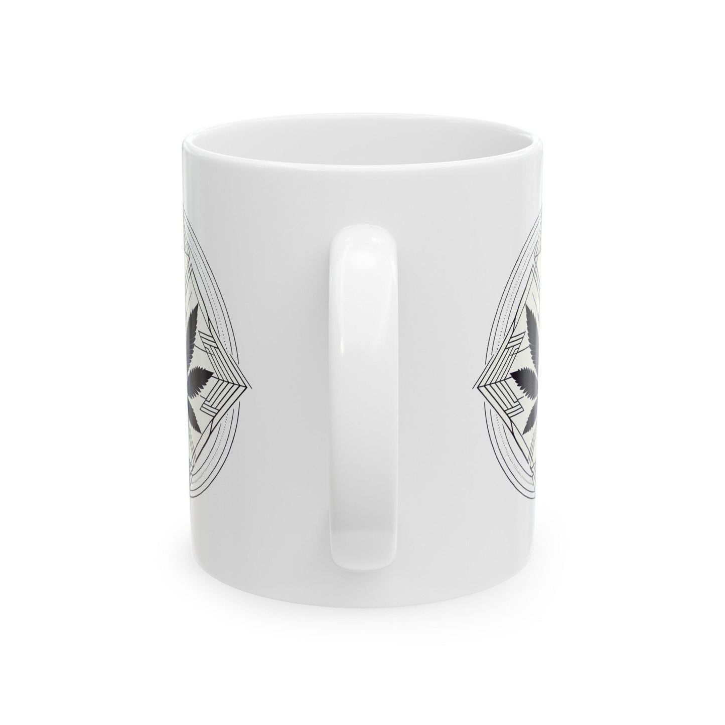 GEOMETRIC WEED - Coffee Weed Mug (11oz) Dual Sided