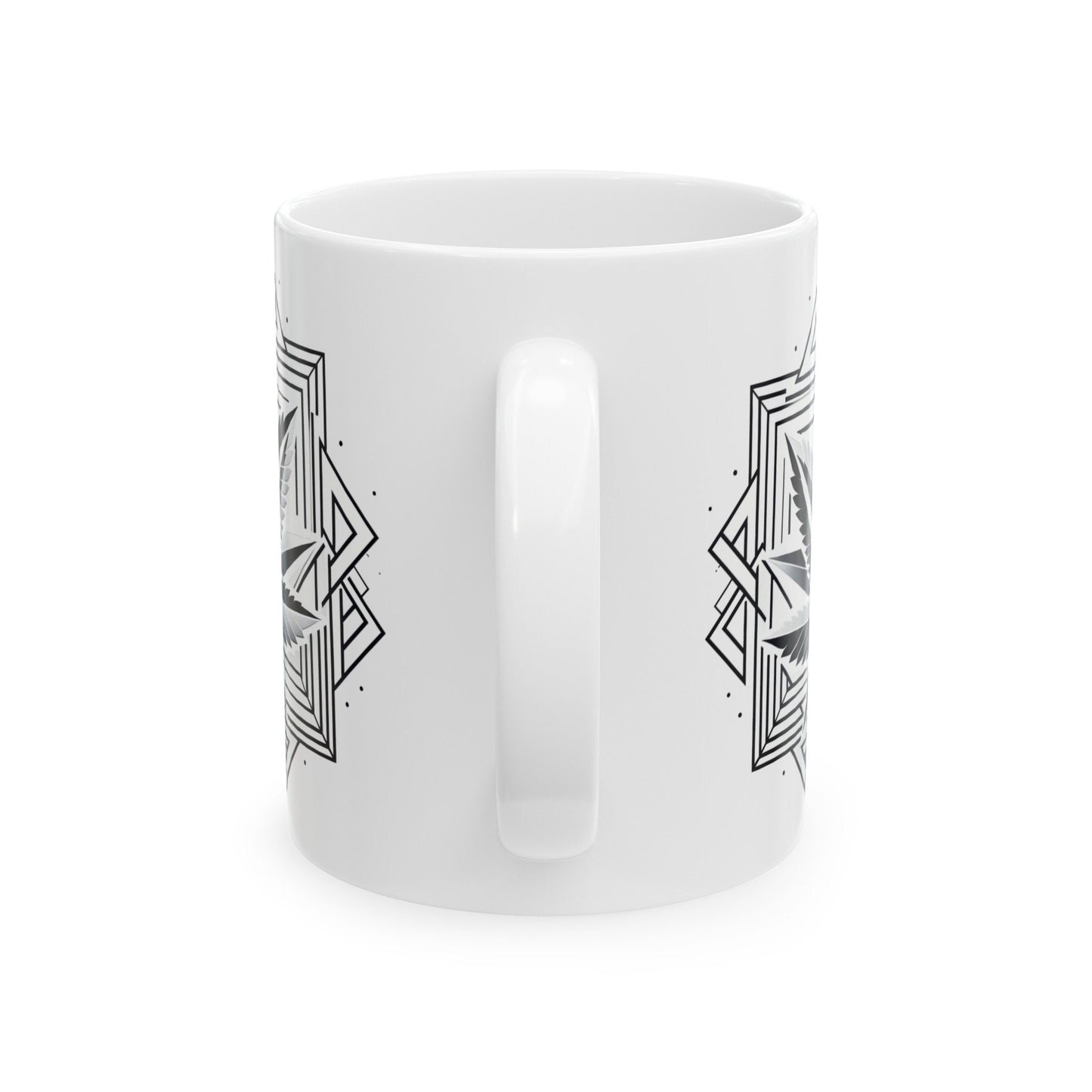 GEOMETRIC WEED ART - Coffee Weed Mug (11oz) Dual Sided