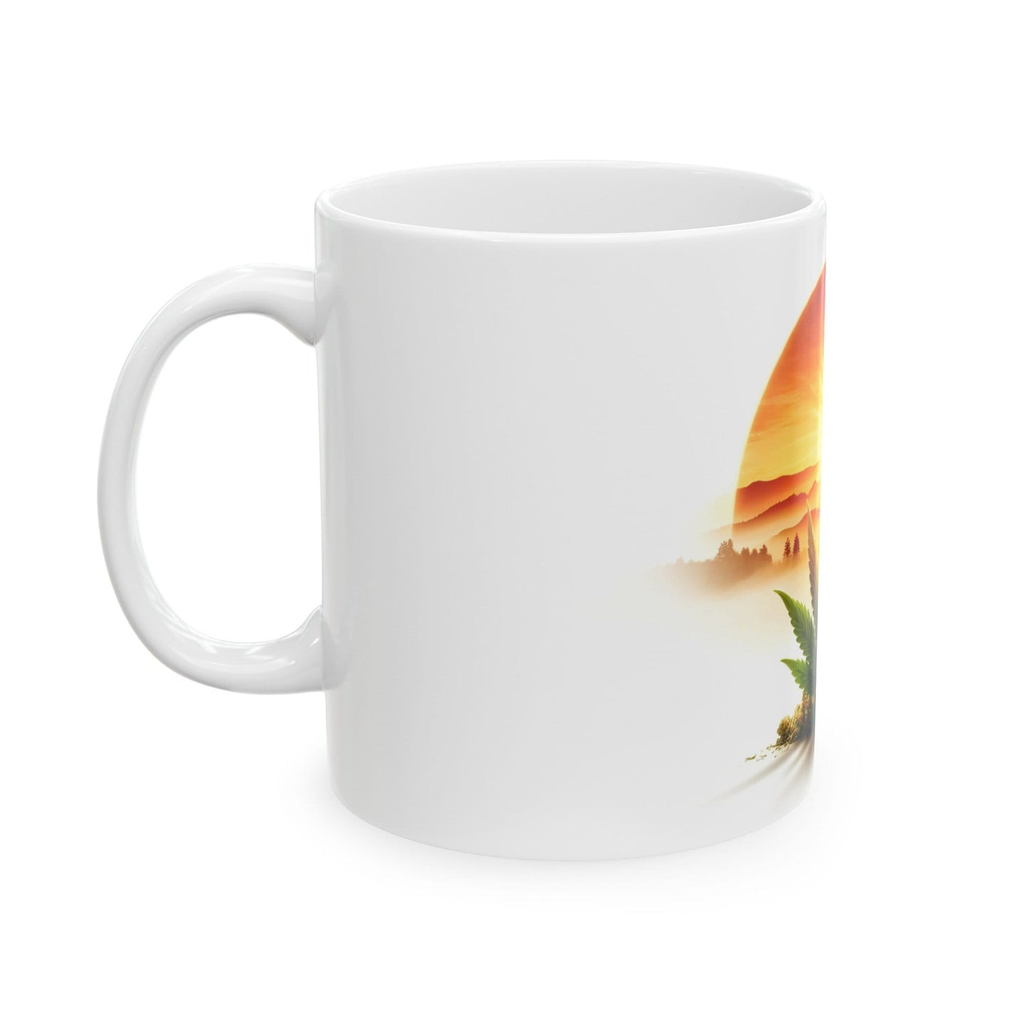 WEED RUNRISE MUG - Coffee Weed Mug (11oz)