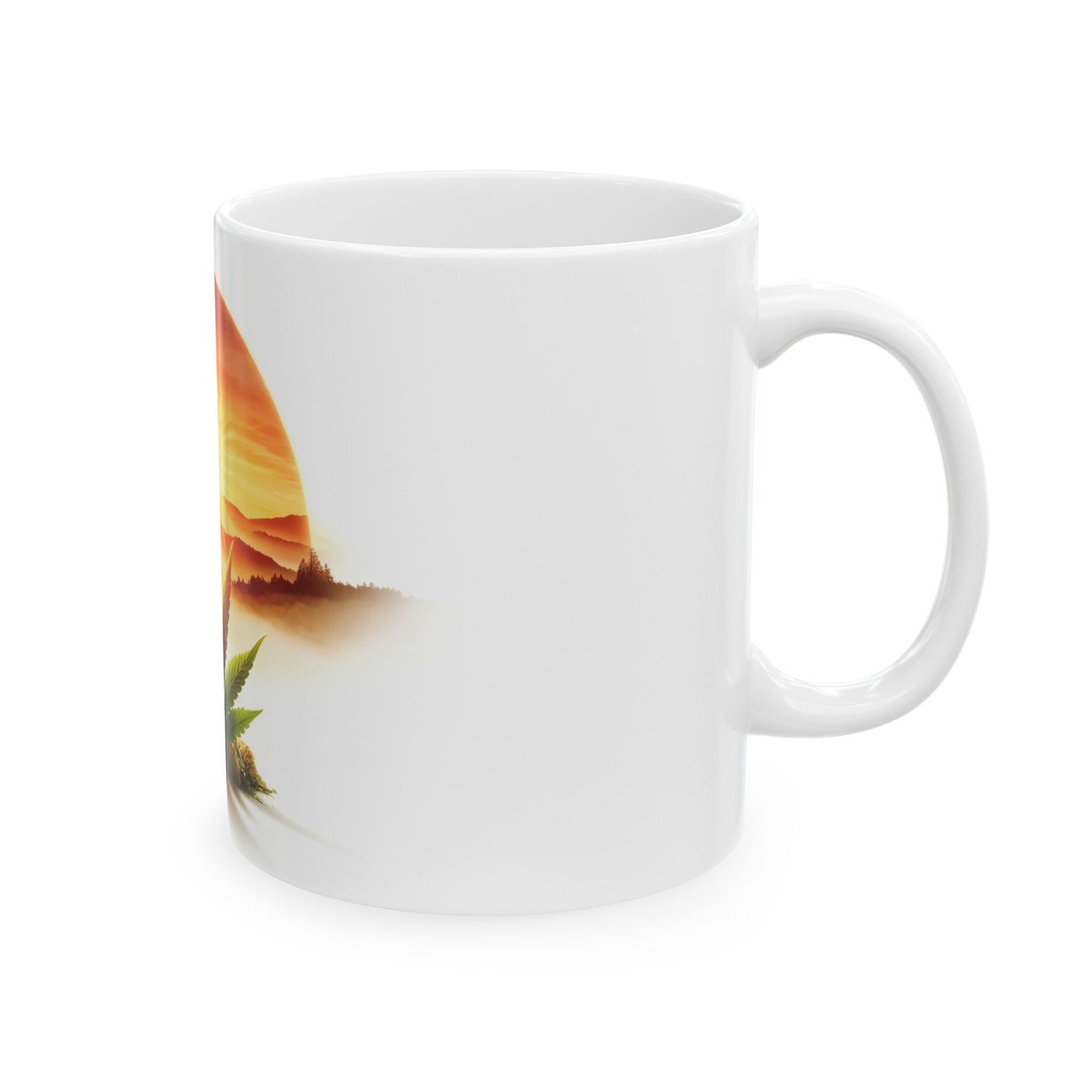 WEED RUNRISE MUG - Coffee Weed Mug (11oz)
