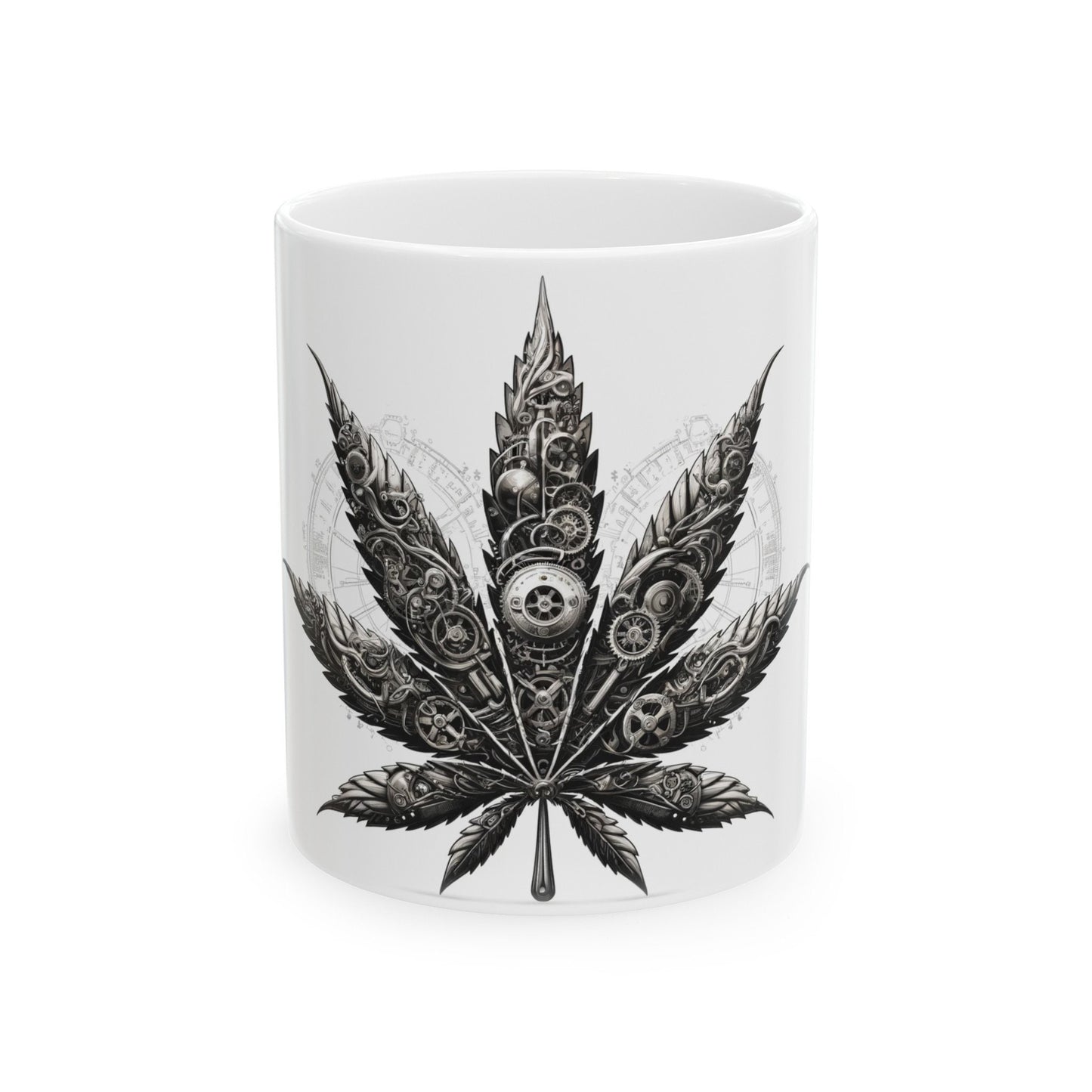 STEAMPUNK WEED LEAF - Coffee Weed Mug (11oz)