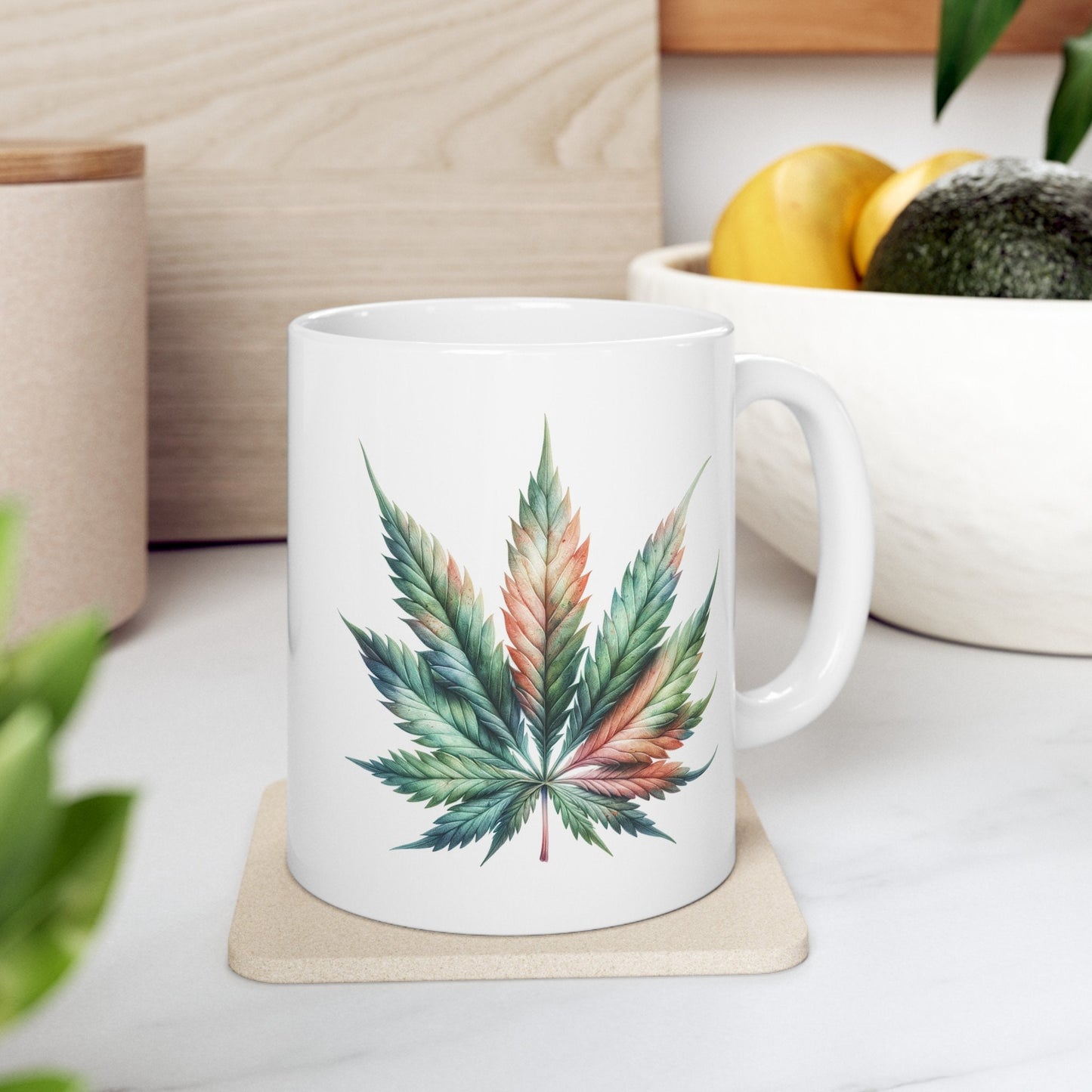 WEED LEAF MUG - Coffee Weed Mug (11oz)