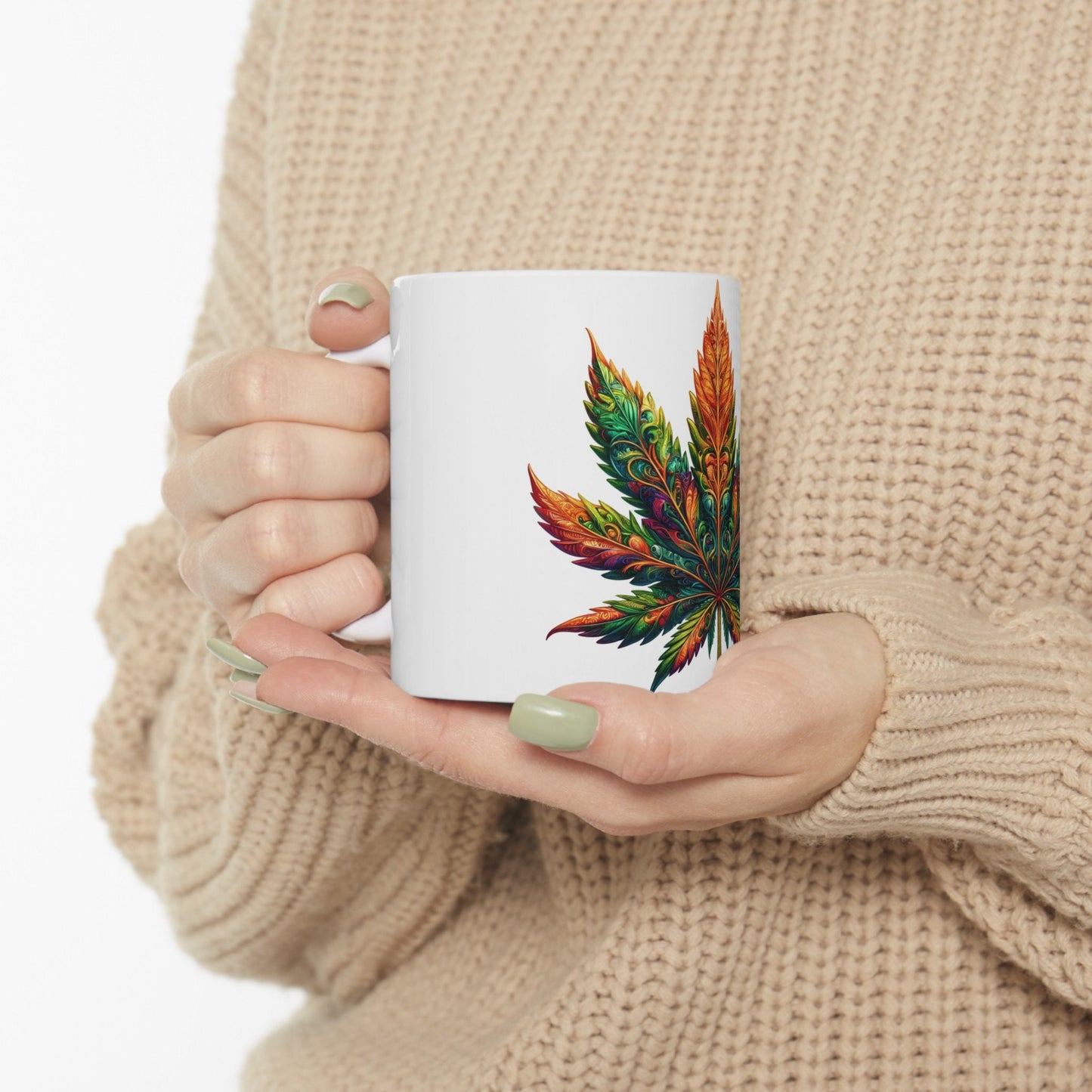 WEED LEAF MUG - Coffee Weed Mug (11oz)