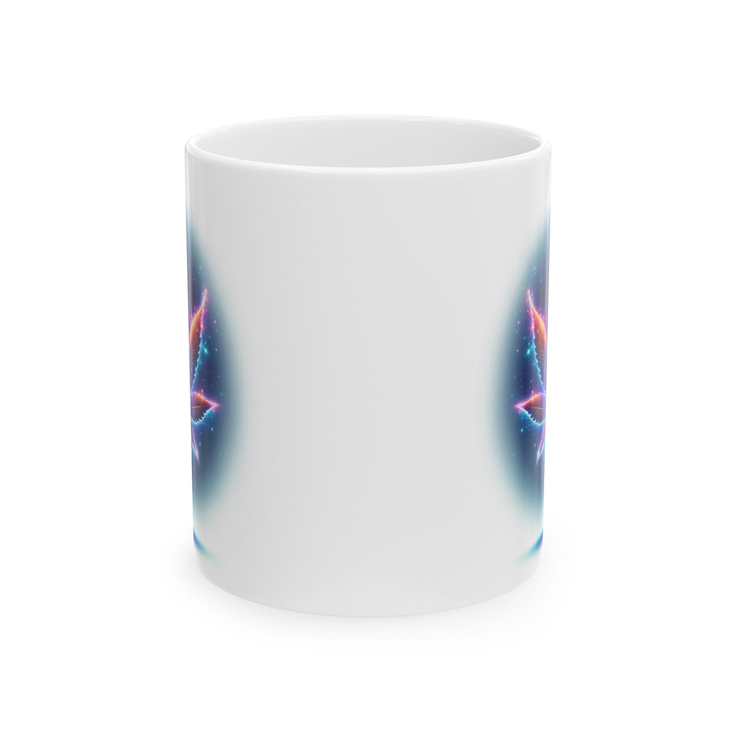 GALAXY WEED LEAF - Coffee Weed Mug (11oz) Dual Sided
