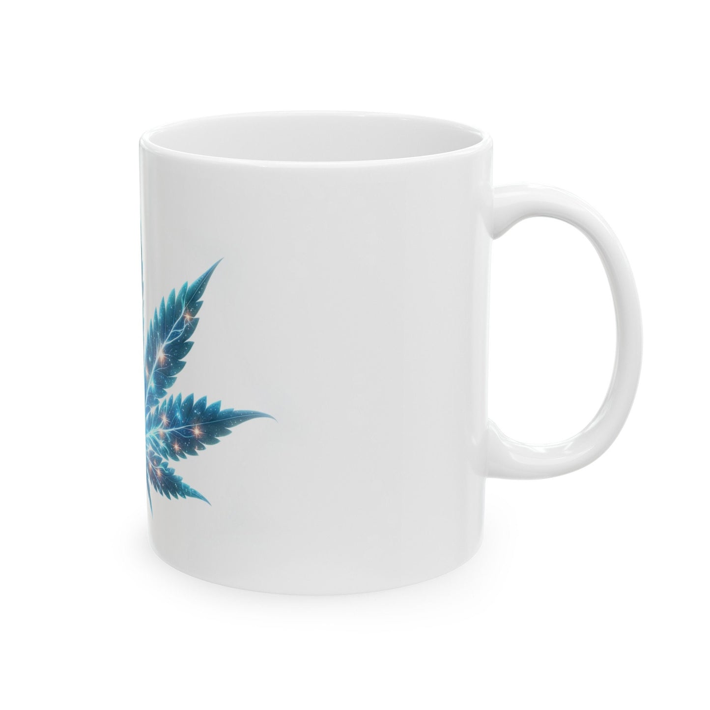 SPACE WEED LEAF - Coffee Weed Mug (11oz)