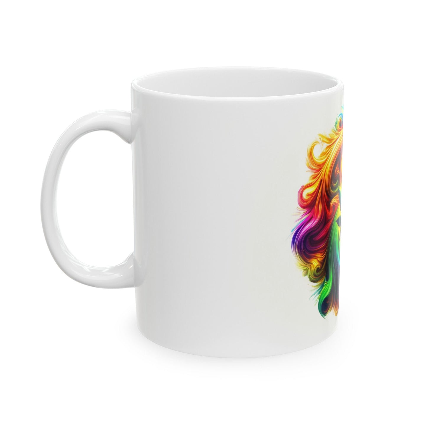 420 WEED LEAF ART - Coffee Weed Mug (11oz)