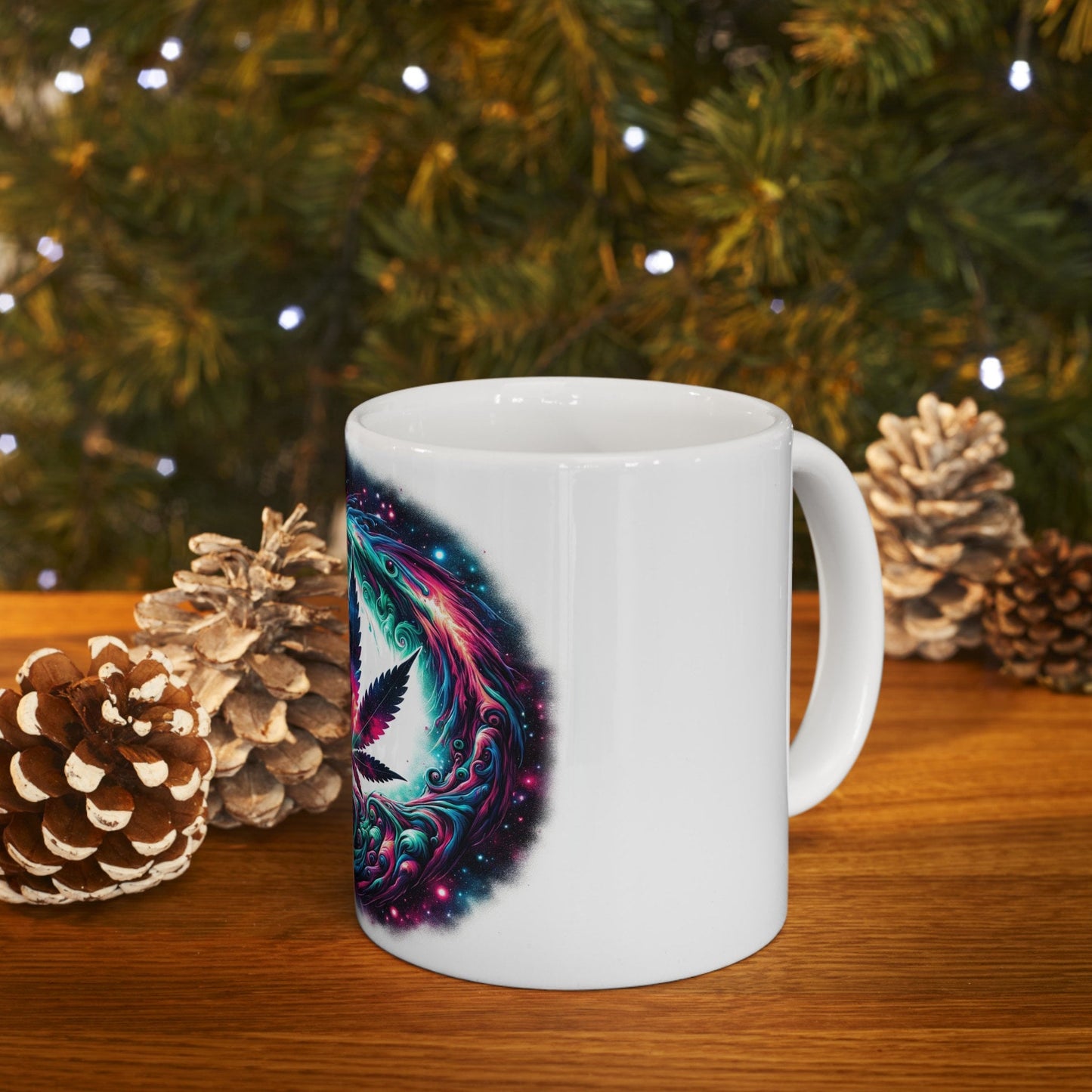 420 GALAXY ART MUG - WEED Coffee Mugs (11oz)