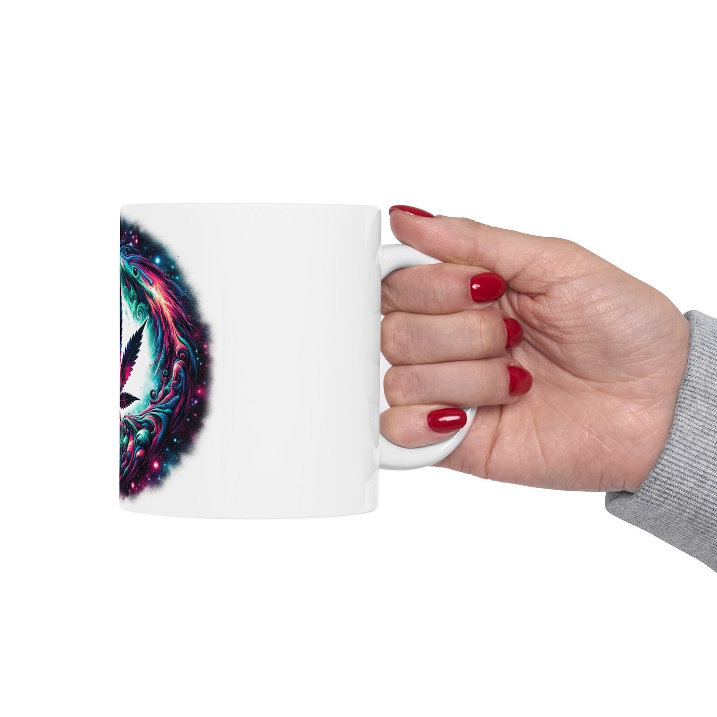 420 GALAXY ART MUG - WEED Coffee Mugs (11oz)