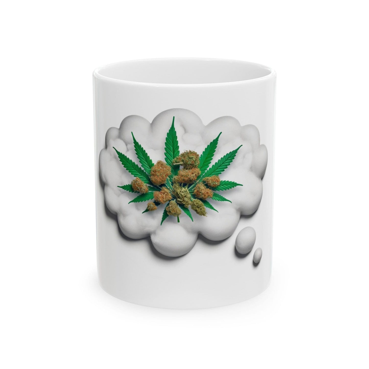 THINKING WEED LEAF - Coffee Weed Mug (11oz)