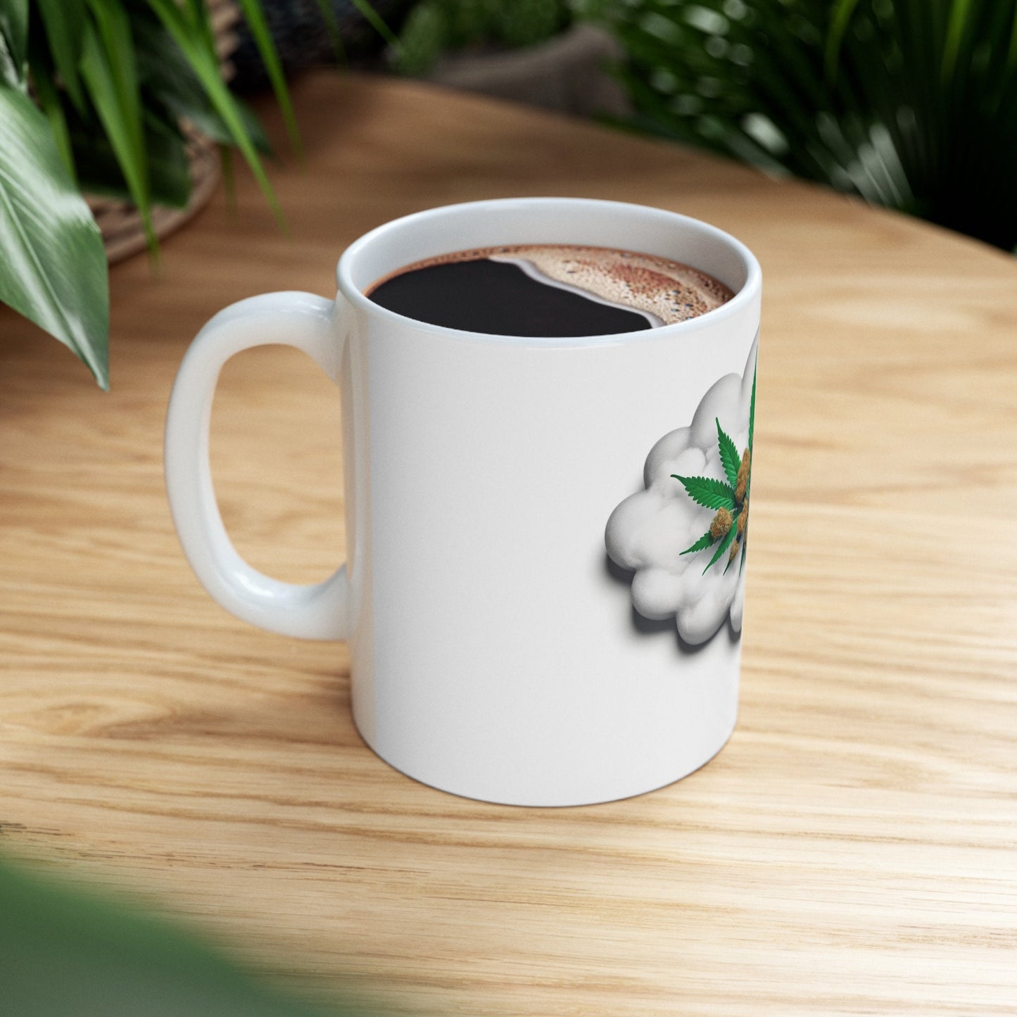 THINKING WEED LEAF - Coffee Weed Mug (11oz)