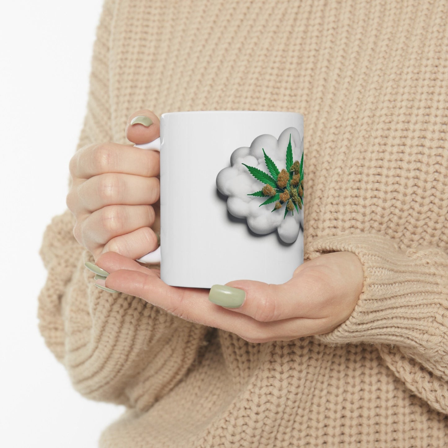 THINKING WEED LEAF - Coffee Weed Mug (11oz)