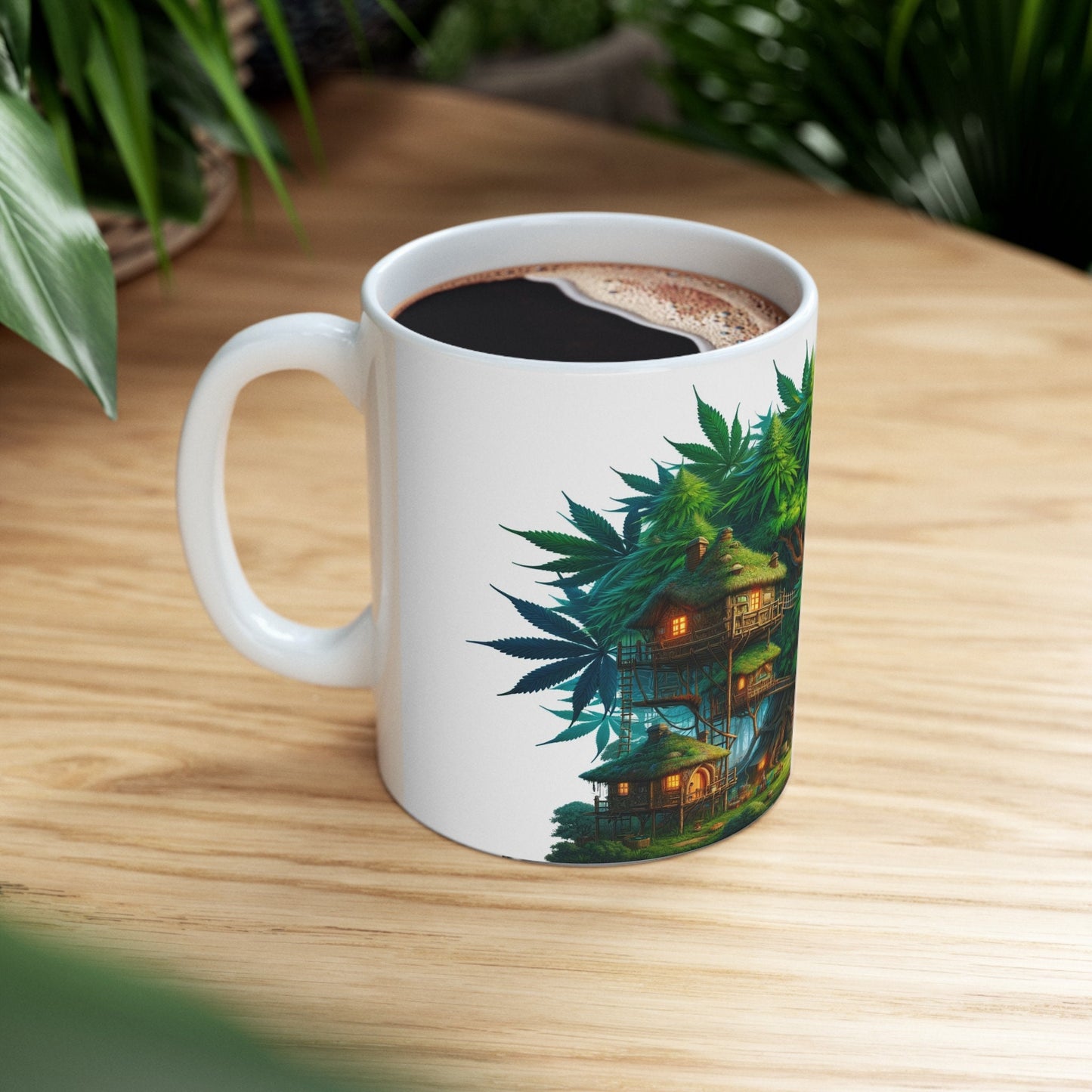 WEED VILLAGE MUG - Coffee Weed Mug (11oz)