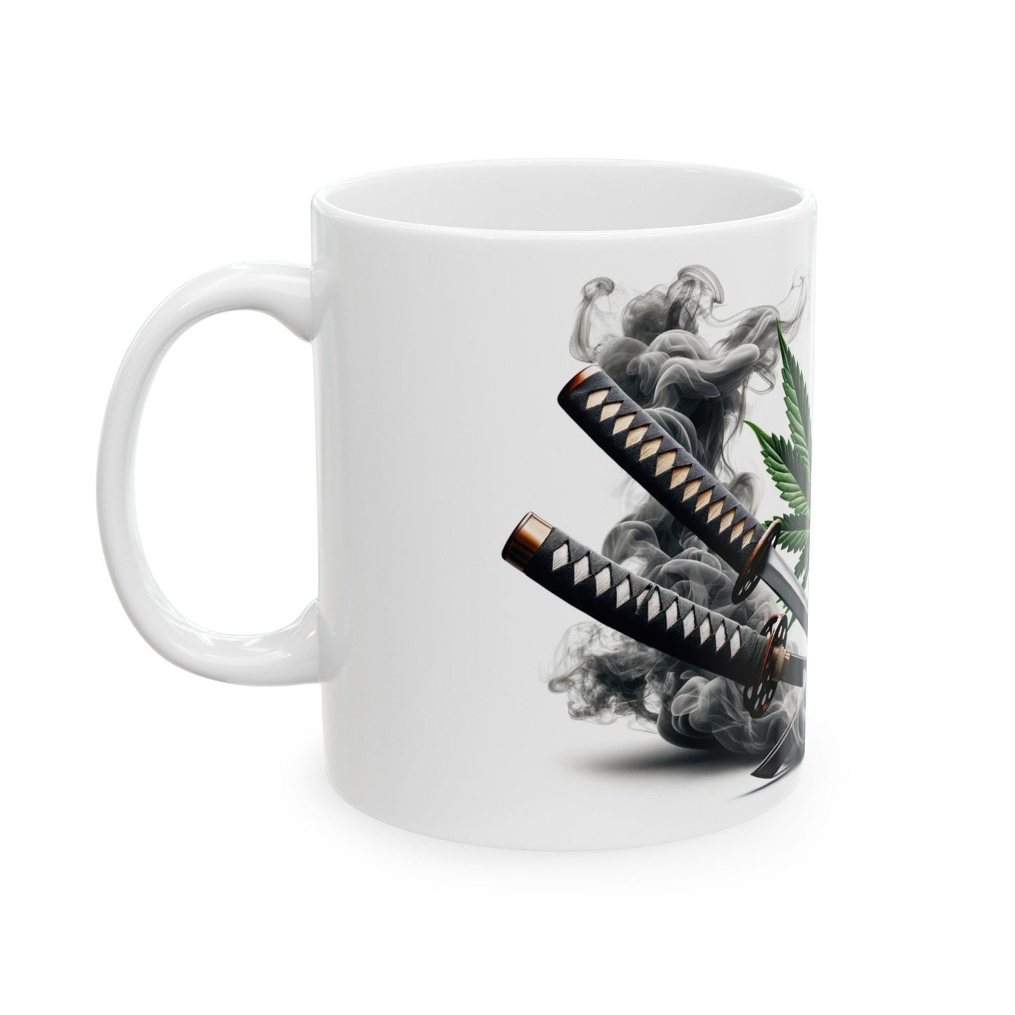 WEED & KATANAS - Coffee Weed Mug (11oz)
