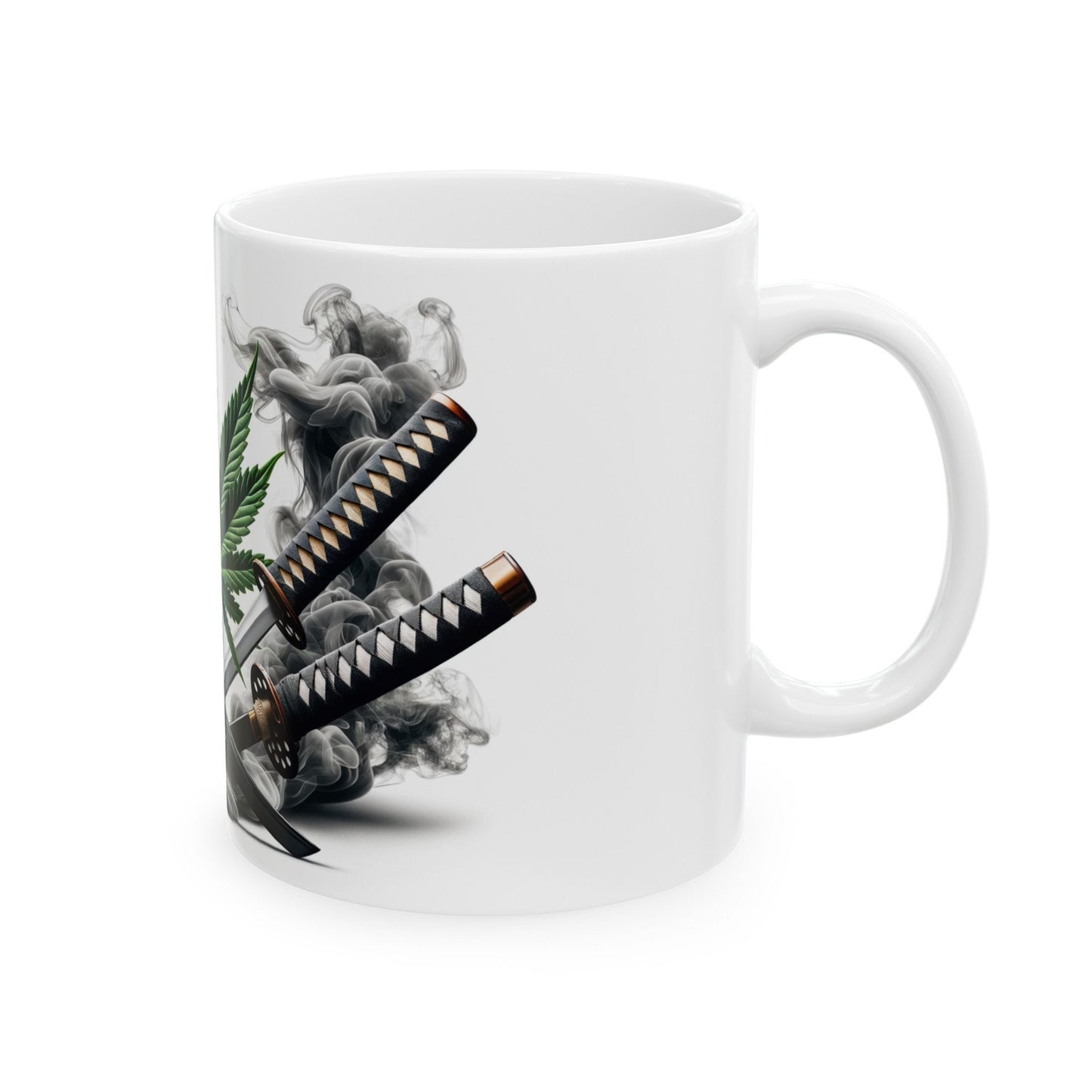 WEED & KATANAS - Coffee Weed Mug (11oz)