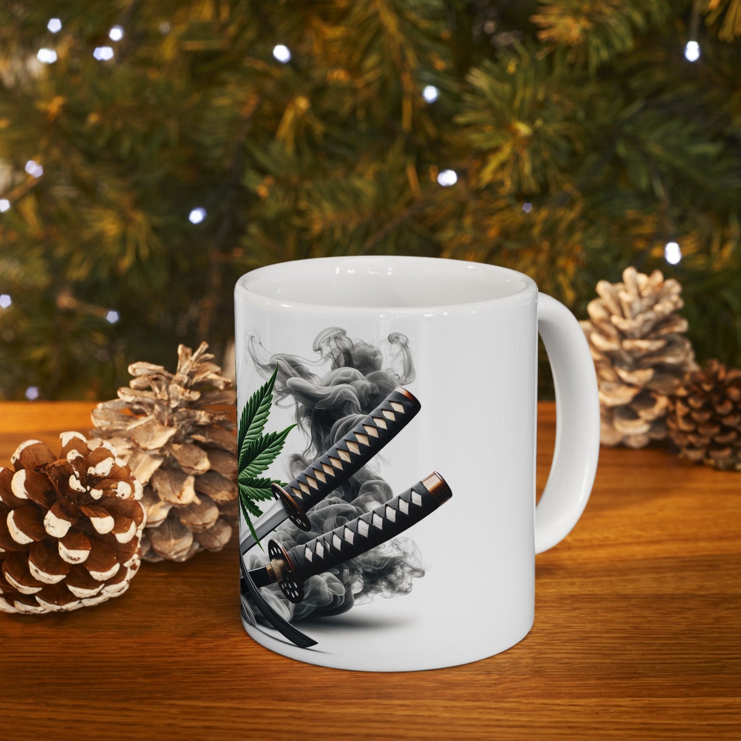 WEED & KATANAS - Coffee Weed Mug (11oz)