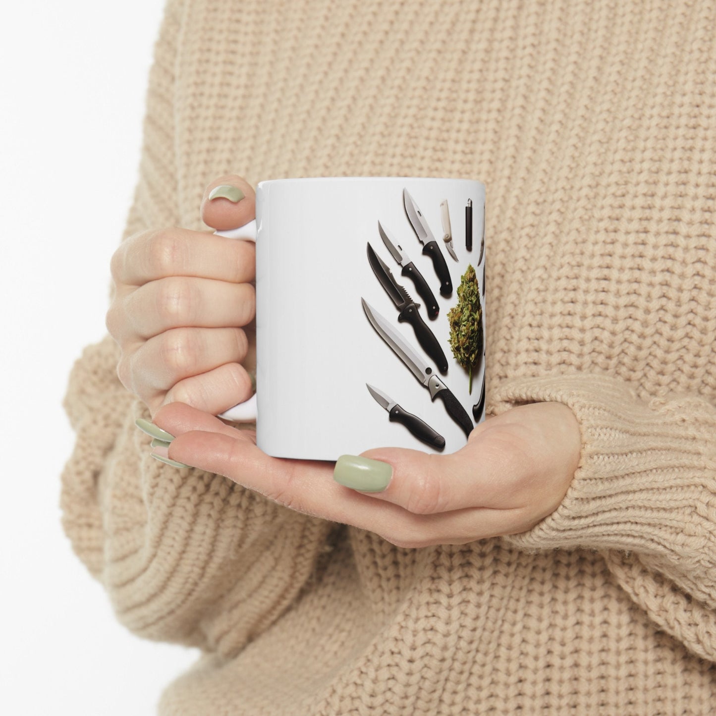 WEED & KNIVES - Coffee Weed Mug (11oz)