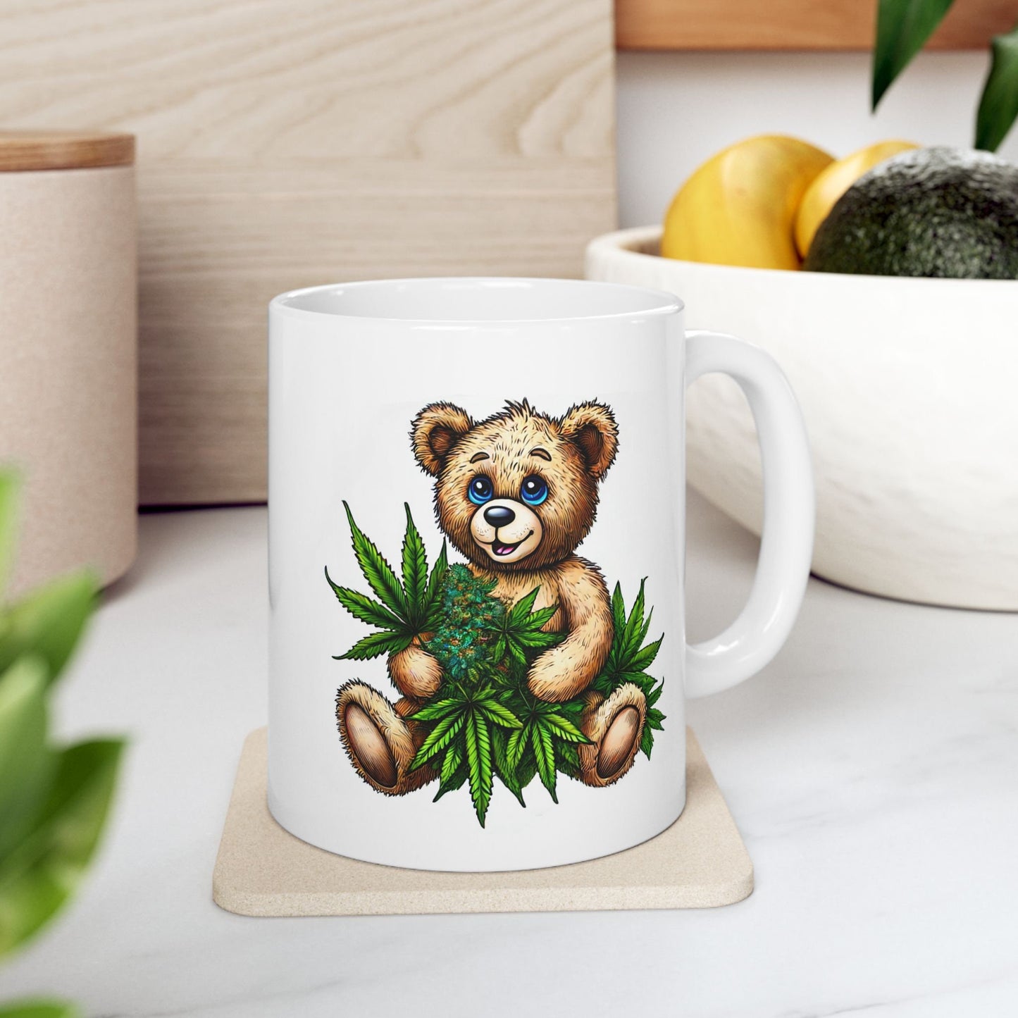 420 TEDDY - Cannabis Coffee Mug (11oz) Dual Sided