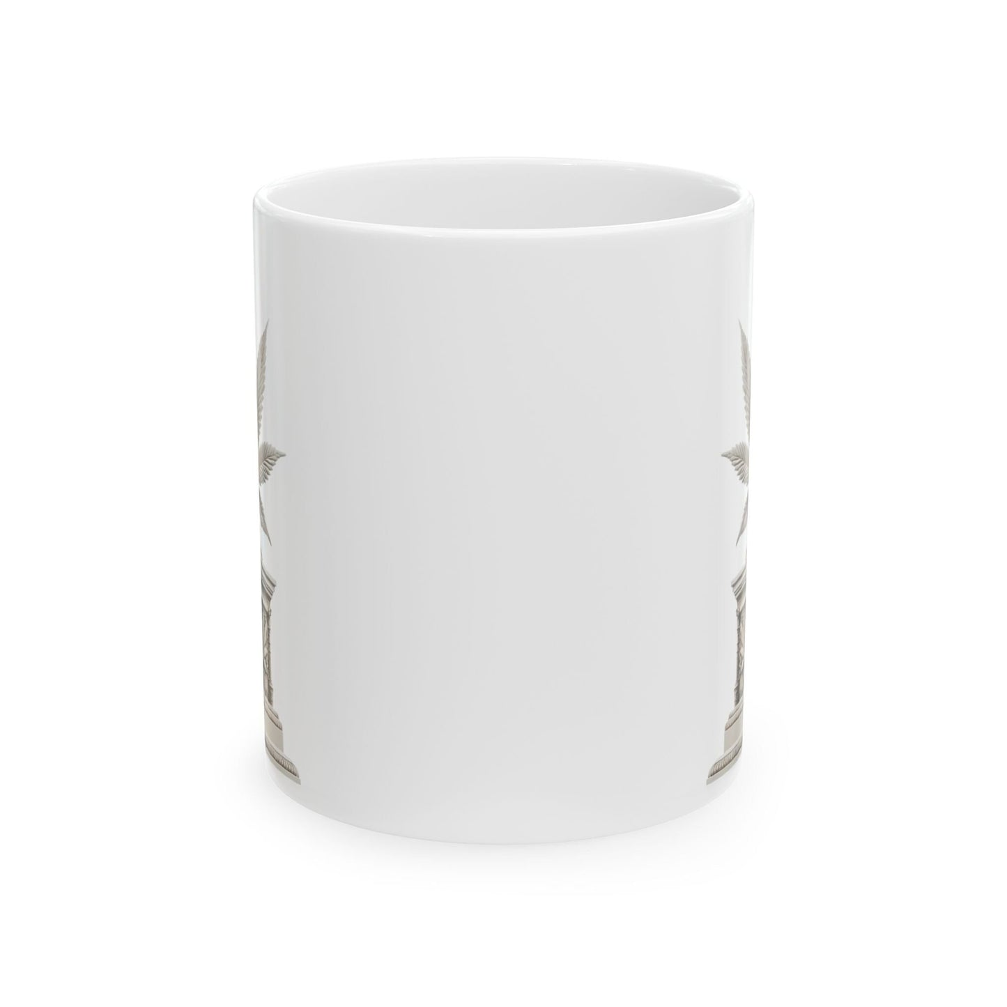 WEED LEAF STATUE - Cannabis Coffee Mug (11oz)