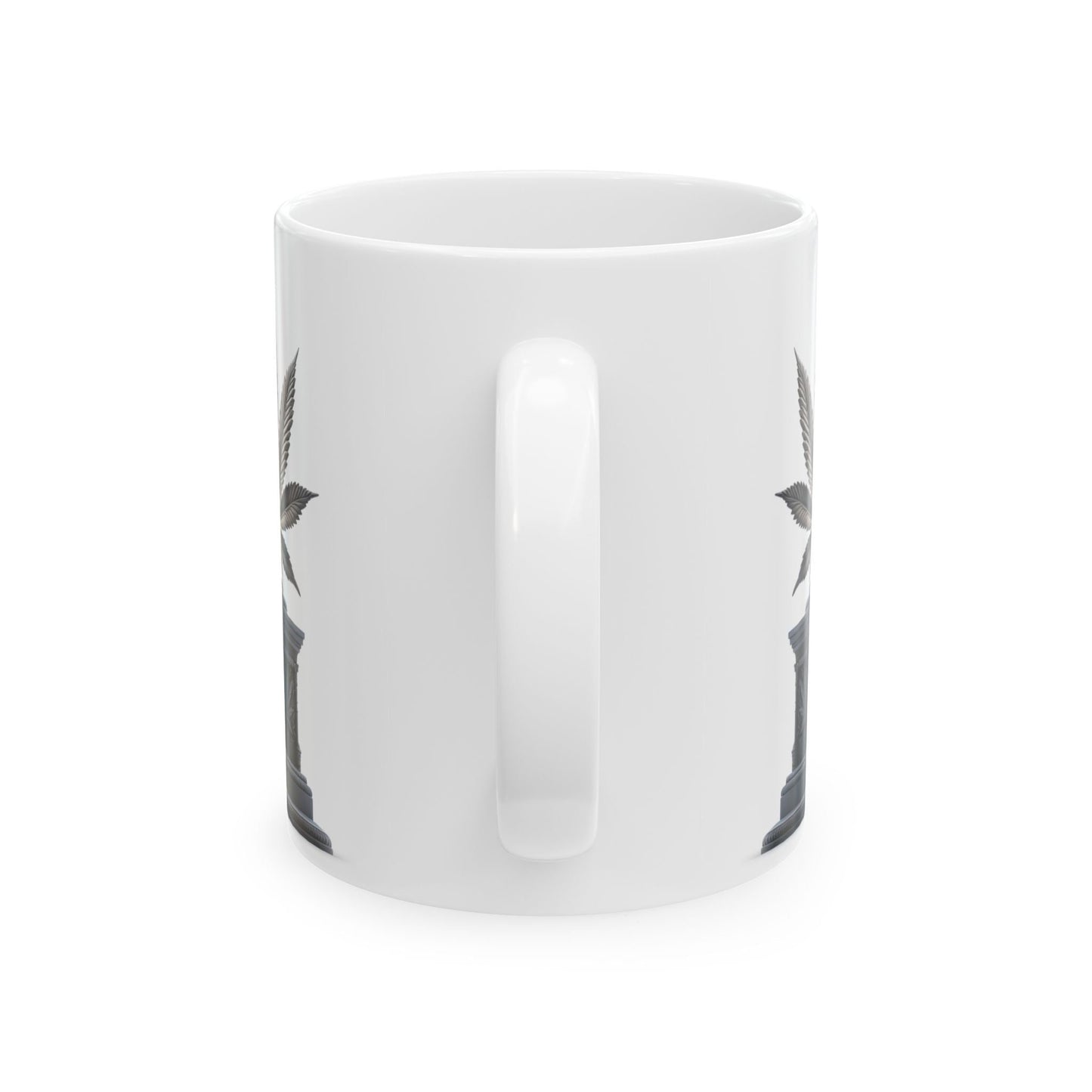 WEED LEAF STATUE - Cannabis Coffee Mug (11oz)