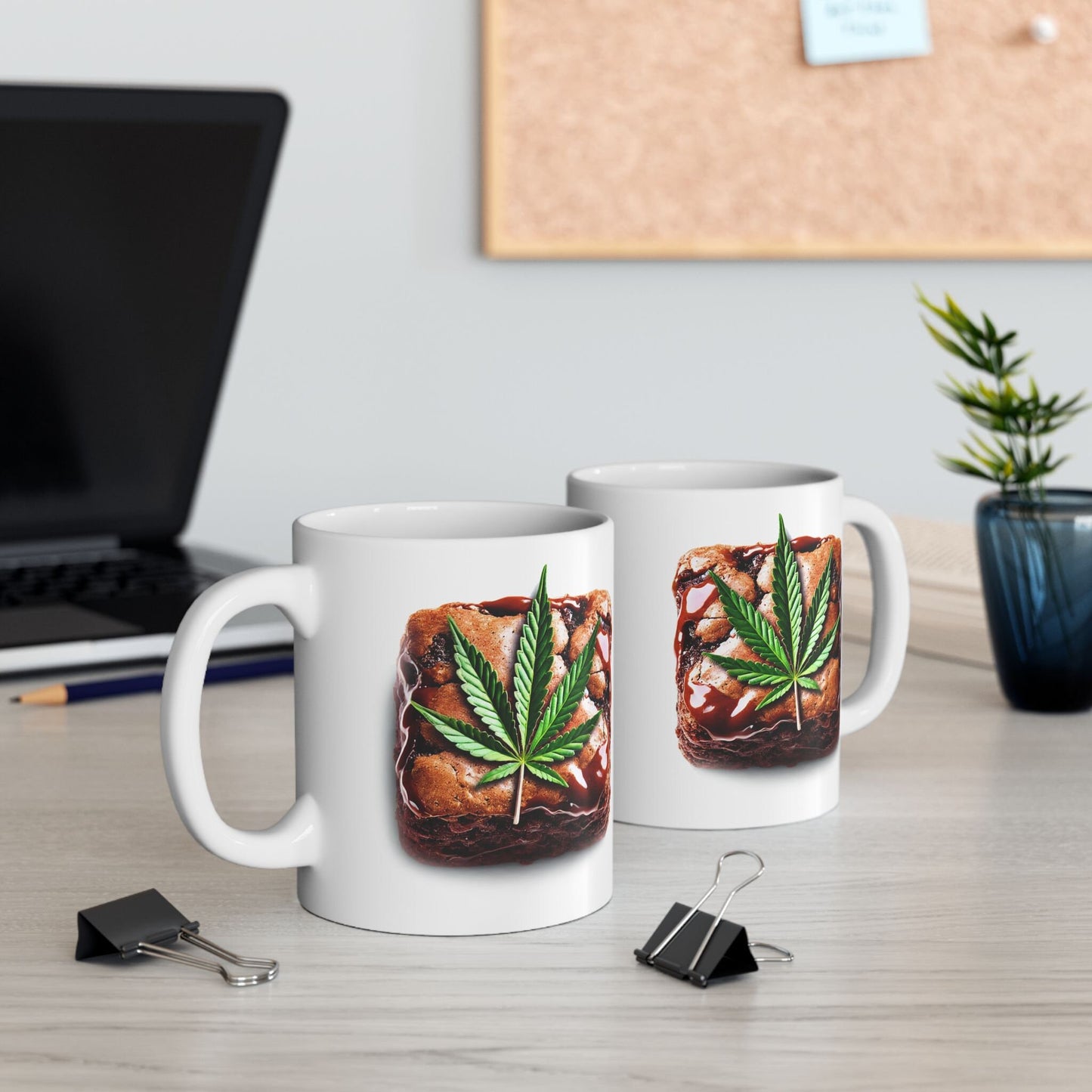 WEED BROWNIES MUG - Cannabis Coffee Mug (11oz)