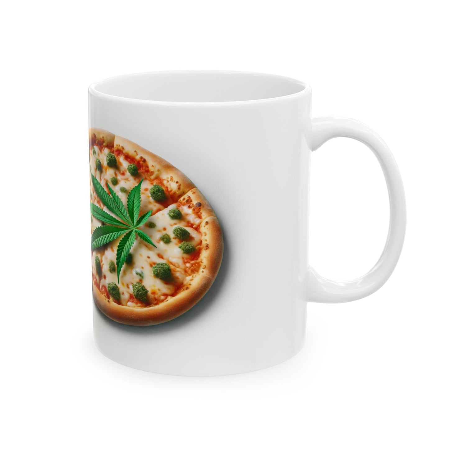 WEED & PIZZA MUG - Cannabis Coffee Mug (11oz)