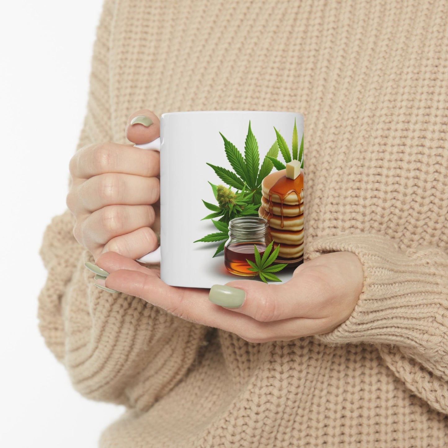 WEED PANCAKES MUG - Cannabis Coffee Mug (11oz)