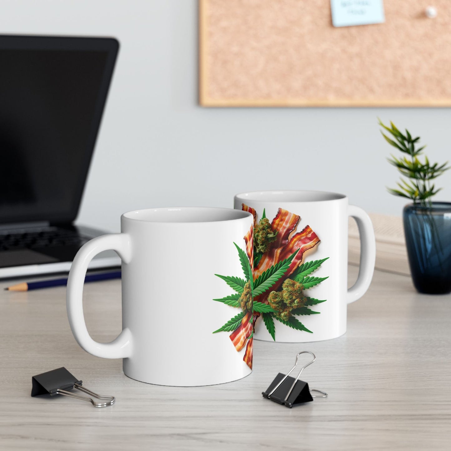 WEED & BACON MUG - Cannabis Coffee Mug (11oz)