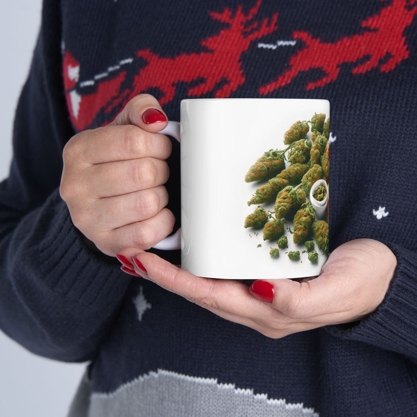 WEED & PIZZA MUG - Cannabis Coffee Mug (11oz)
