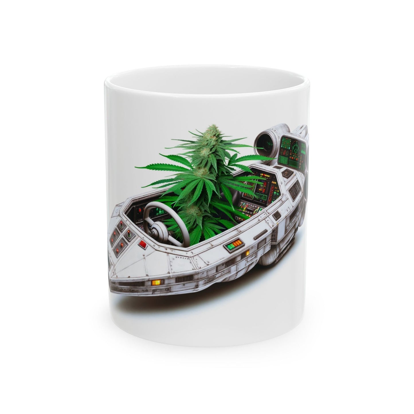 WEED SPACESHIP - Cannabis Coffee Mug (11oz)