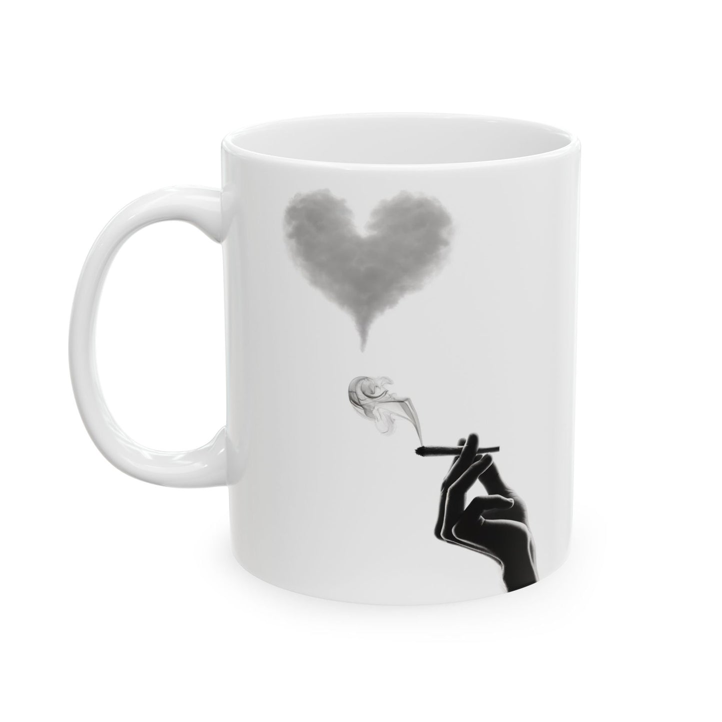 420 SMOKE HEART - Cannabis Coffee Mug (11oz)