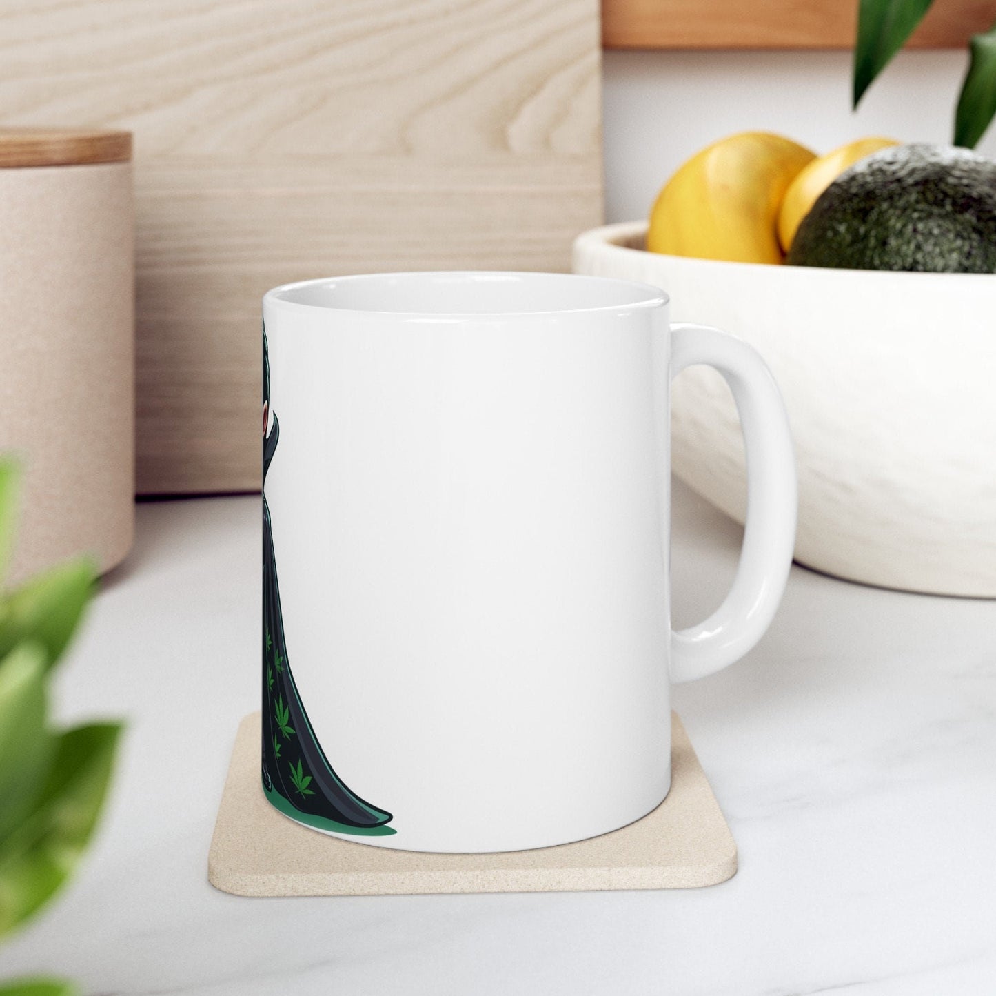 WEED VAMPIRE - Weed Coffee Mug (11oz) - Perfect Weed Gift for Weed Smokers, Stoners, Growers; Wake & Bake / 420 Weed Mug, Marijuana Gift