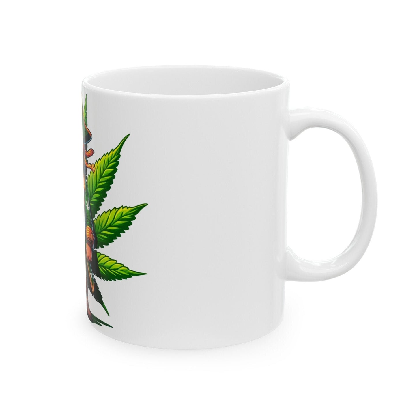 WEED PIRATE - Weed Coffee Mug (11oz) - Perfect Weed Gift for Weed Smokers, Stoners, Growers; Wake and Bake / 420 Weed Mug, Marijuana Gift
