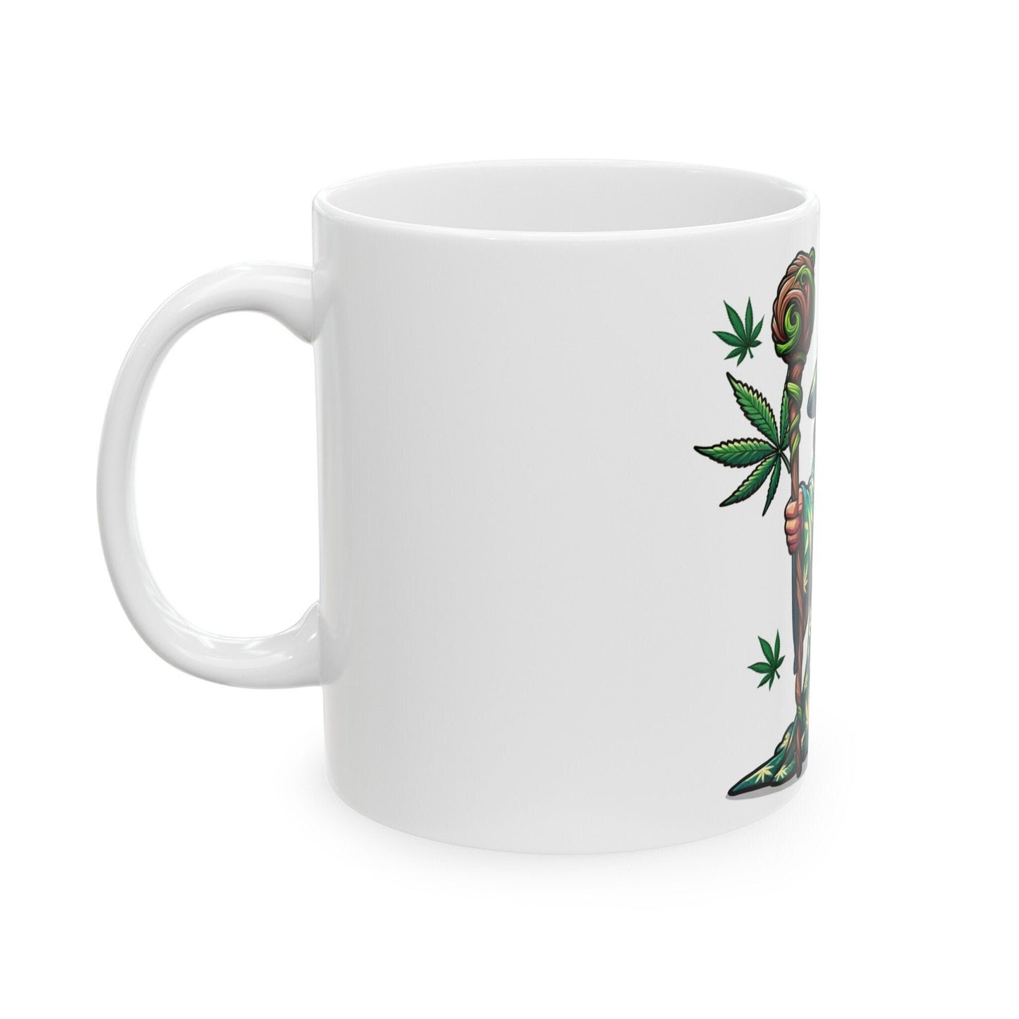 WEED WARLOCK - Weed Coffee Mug (11oz) - Perfect Weed Gift for Weed Smokers, Stoners, Growers; Wake and Bake / 420 Weed Mug, Marijuana Gift