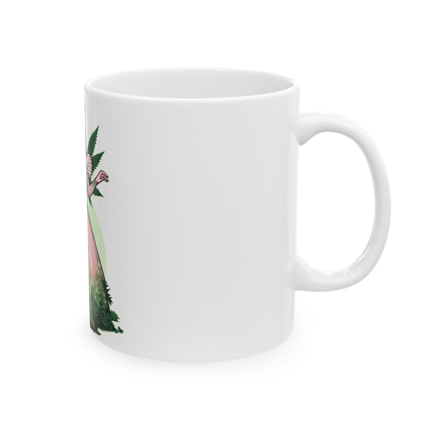 WEED PRINCESS - 420 Coffee Mug (11oz) Perfect Gift for Smokers/ Marijuana Gift; Wake & Bake Mug - Cannabis Cup / Stoner Mug - Royalty