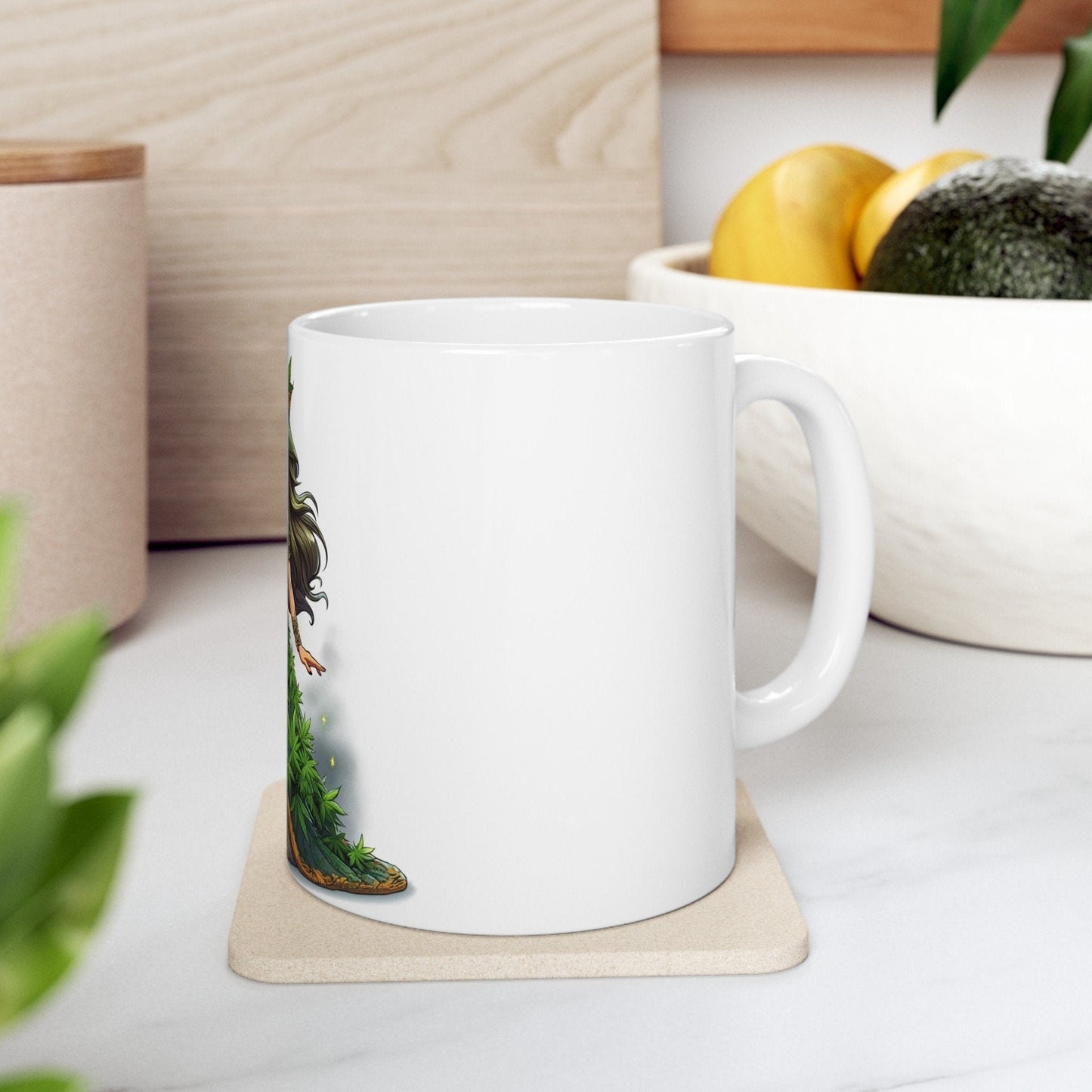 WEED QUEEN - 420 Coffee Mug (11oz) Perfect Gift for Smokers/ Marijuana Gift; Wake & Bake Mug - Cannabis Cup / Stoner Mug - Royalty
