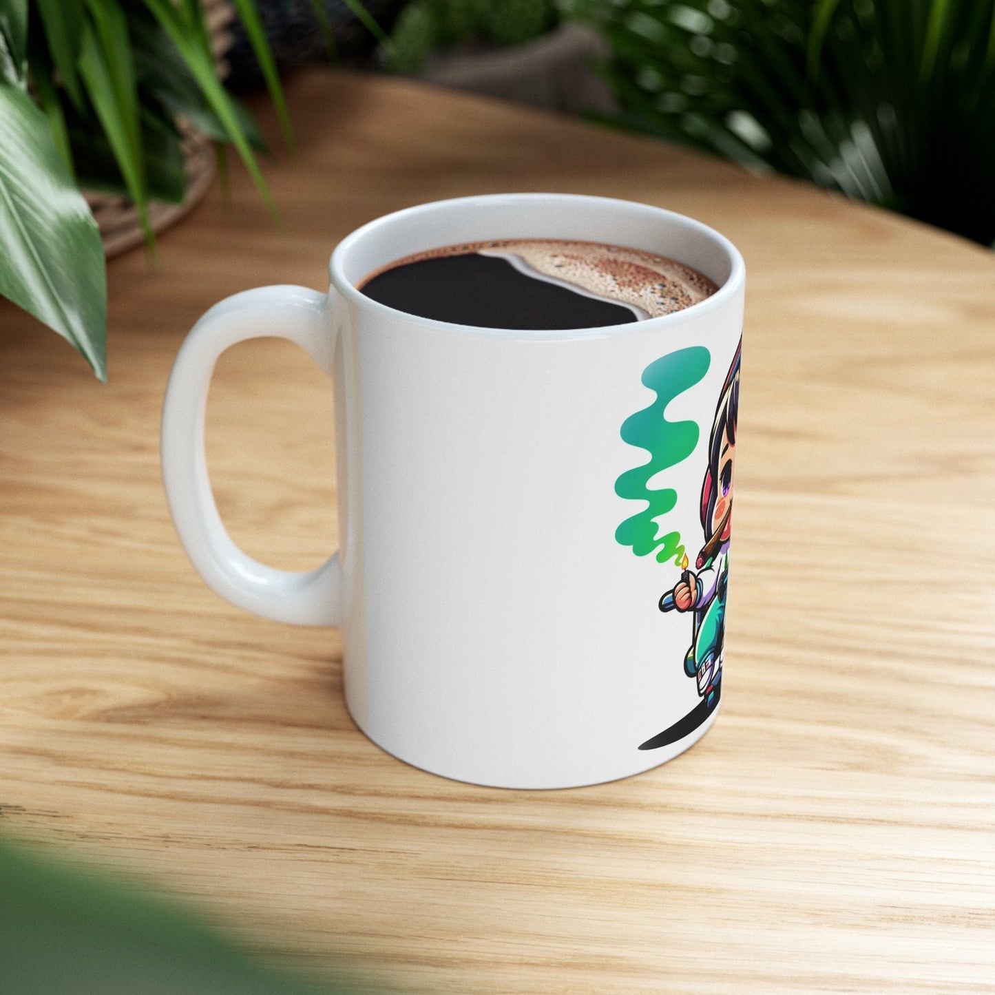 GAMER GIRL - 420 Coffee Mug (11oz) Perfect Gift for Smokers/ Marijuana Gift; Wake & Bake Mug - Cannabis Cup / Stoner Mug - Girlfriend Gift