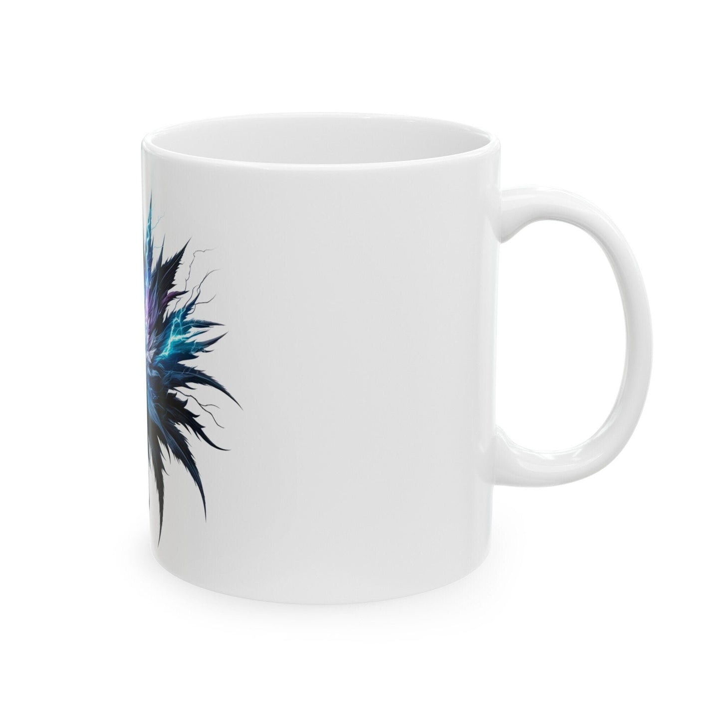 LIGHTNING WEED FLOWER - Weed Coffee Mugs (11oz) Perfect Gift for Smokers/ Marijuana Gift; Wake and Bake Mug - Cannabis Cup / Stoner Mug