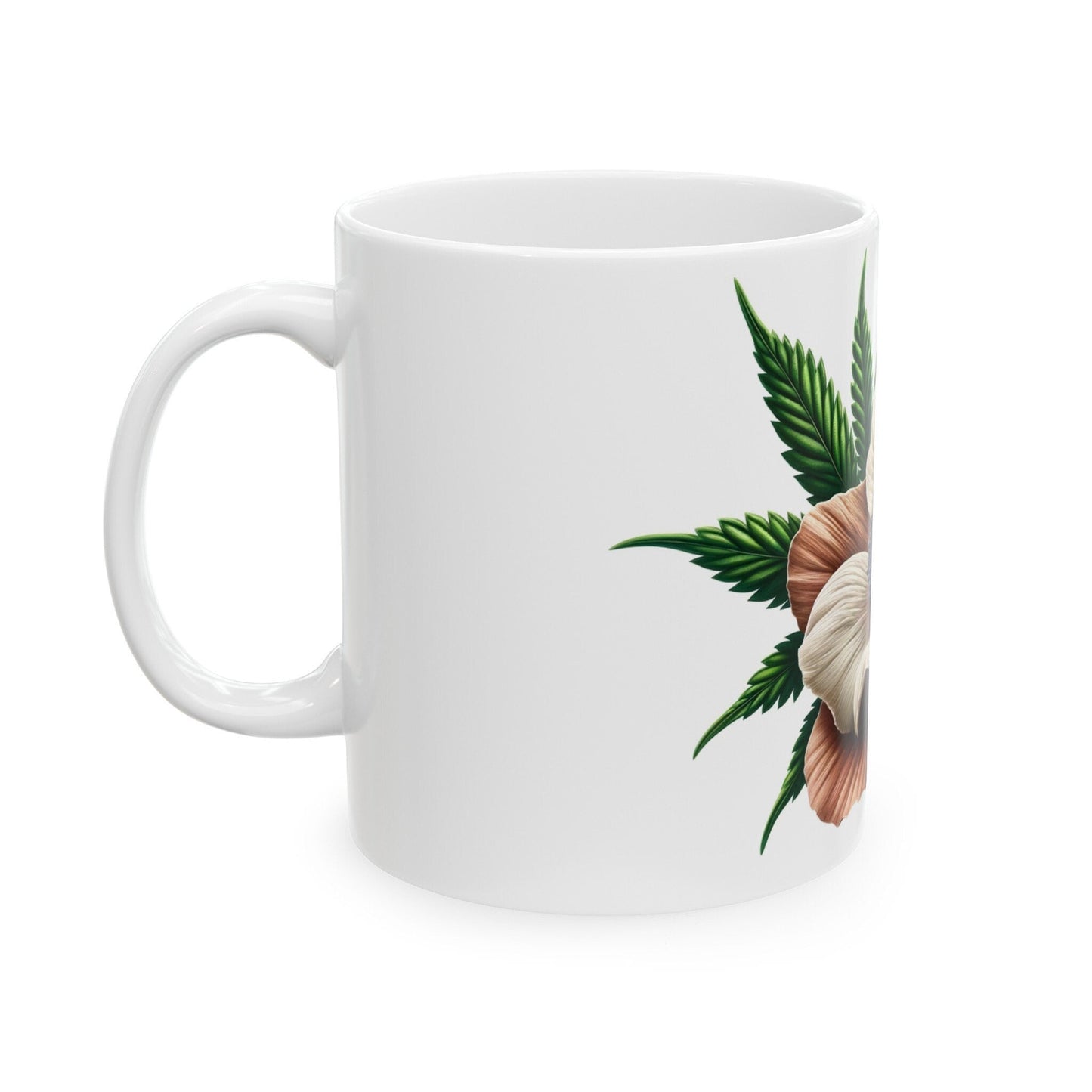 ANEMONE WEED FLOWER - Weed Coffee Mugs (11oz) Perfect Gift for Smokers/ Marijuana Gift; Wake and Bake Mug - Cannabis Cup / Stoner Mug
