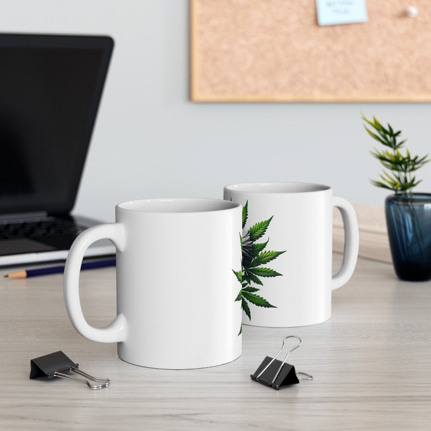 ASTER WEED FLOWER - Weed Coffee Mugs (11oz) Perfect Gift for Smokers/ Marijuana Gift; Wake and Bake Mug - Cannabis Cup / Stoner Mug