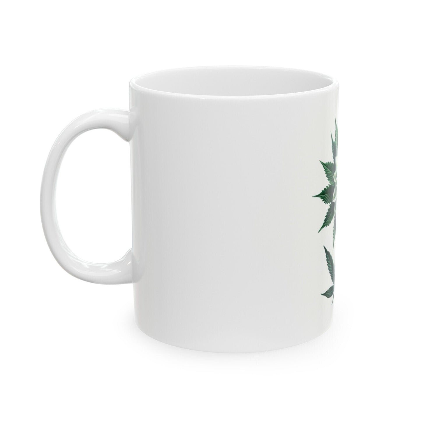 DAHLIA WEED FLOWER - Weed Coffee Mugs (11oz) Perfect Gift for Smokers/ Marijuana Gift; Wake and Bake Mug - Cannabis Cup / Stoner Mug