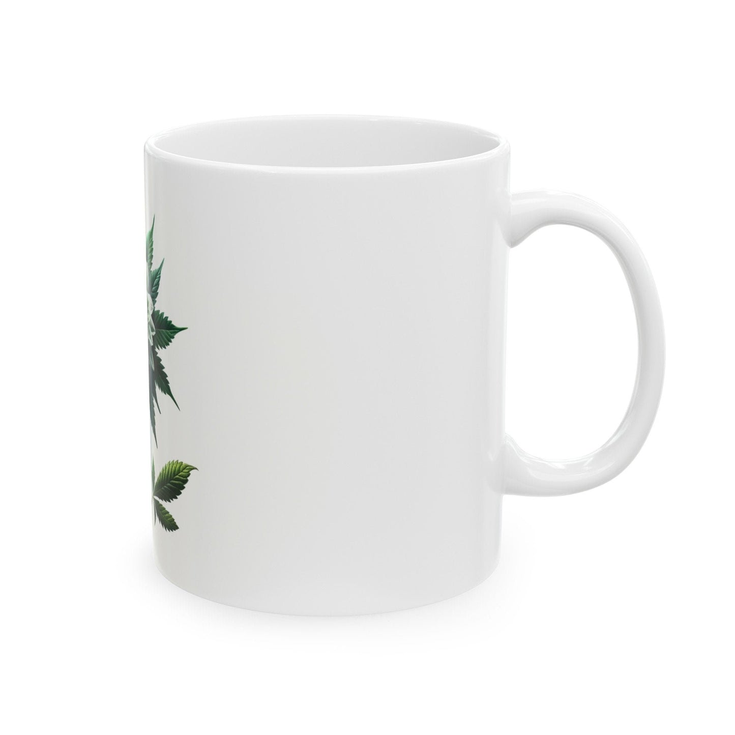 DAHLIA WEED FLOWER - Weed Coffee Mugs (11oz) Perfect Gift for Smokers/ Marijuana Gift; Wake and Bake Mug - Cannabis Cup / Stoner Mug