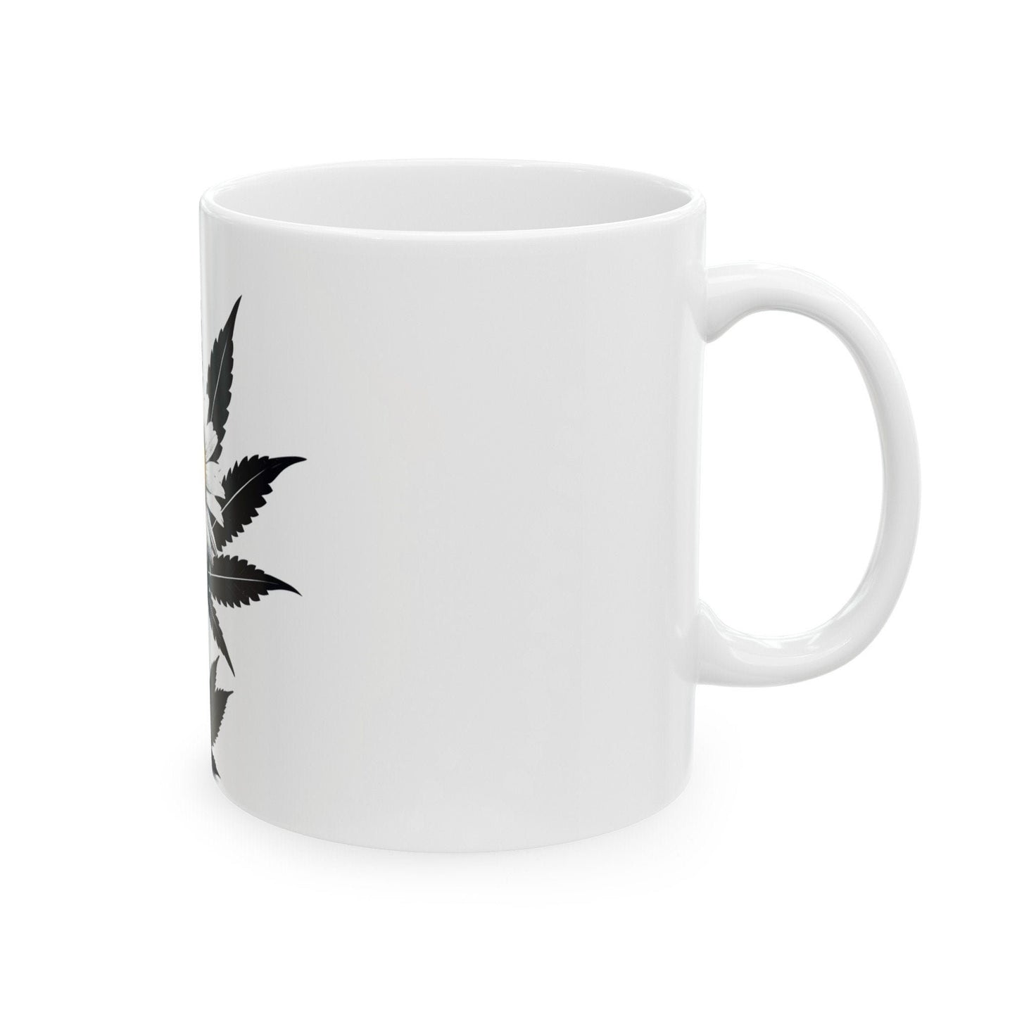 DAISY WEED FLOWER - Weed Coffee Mugs (11oz) Perfect Gift for Smokers/ Marijuana Gift; Wake and Bake Mug - Cannabis Cup / Stoner Mug