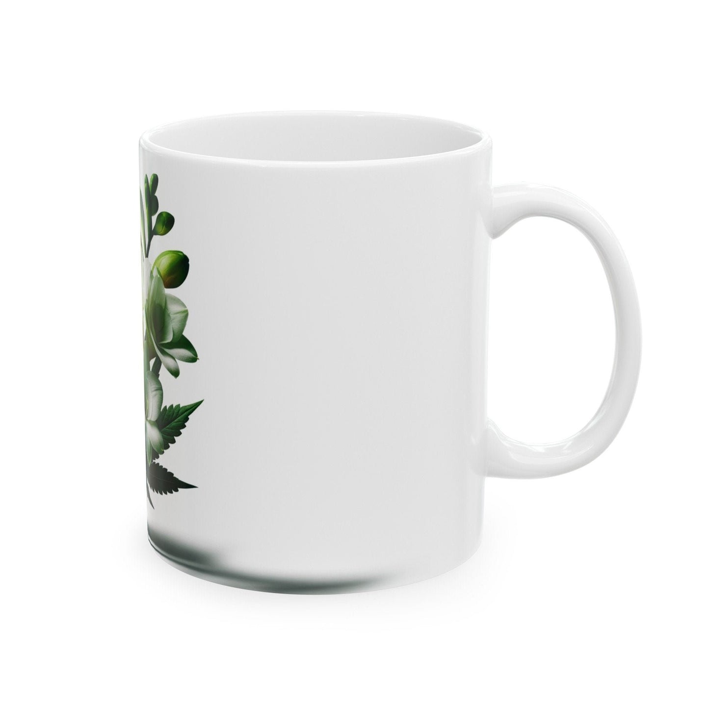 FREESIA WEED FLOWER - Weed Coffee Mugs (11oz) Perfect Gift for Smokers/ Marijuana Gift; Wake and Bake Mug - Cannabis Cup / Stoner Mug